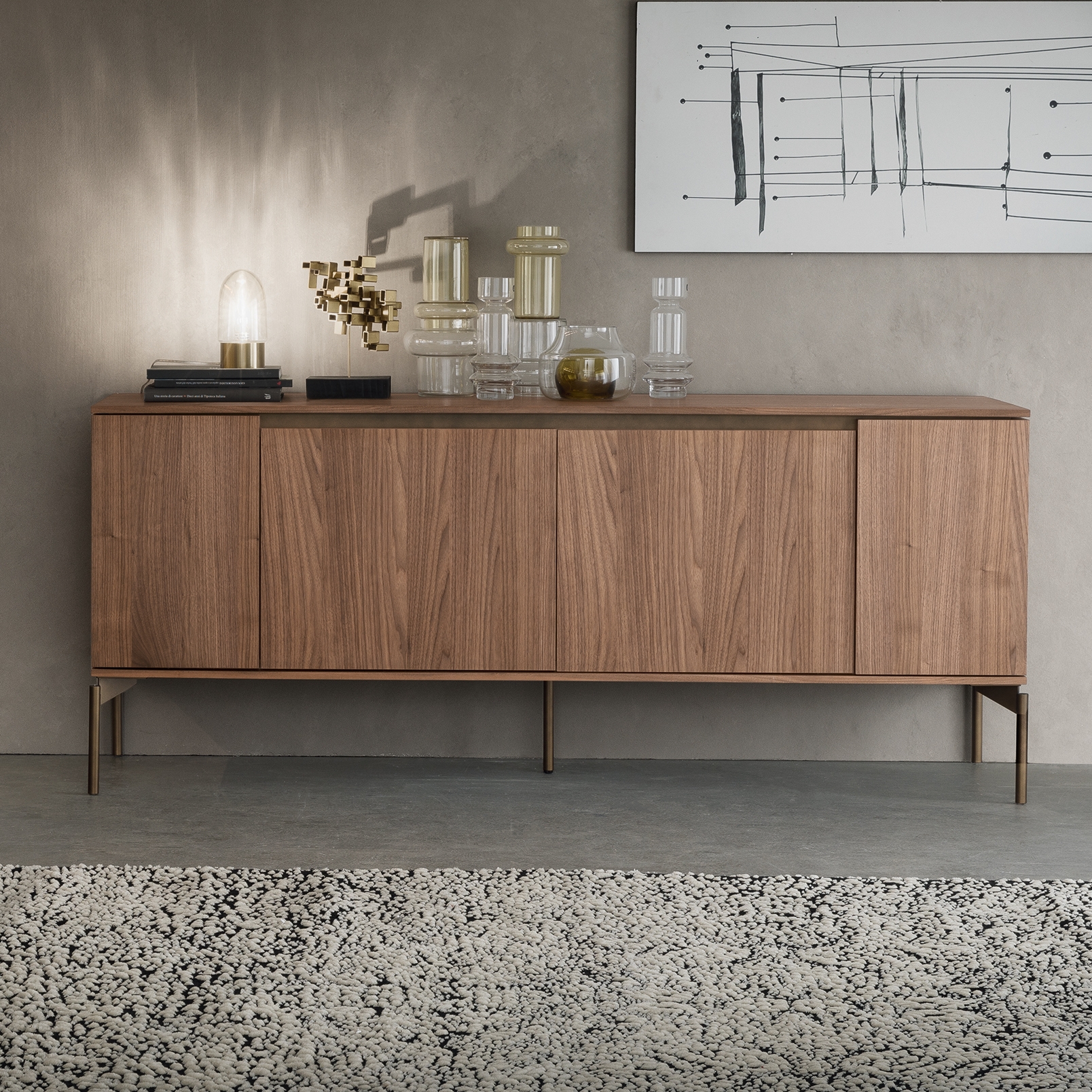 Display product Hug sideboard from manufacturer Presotto