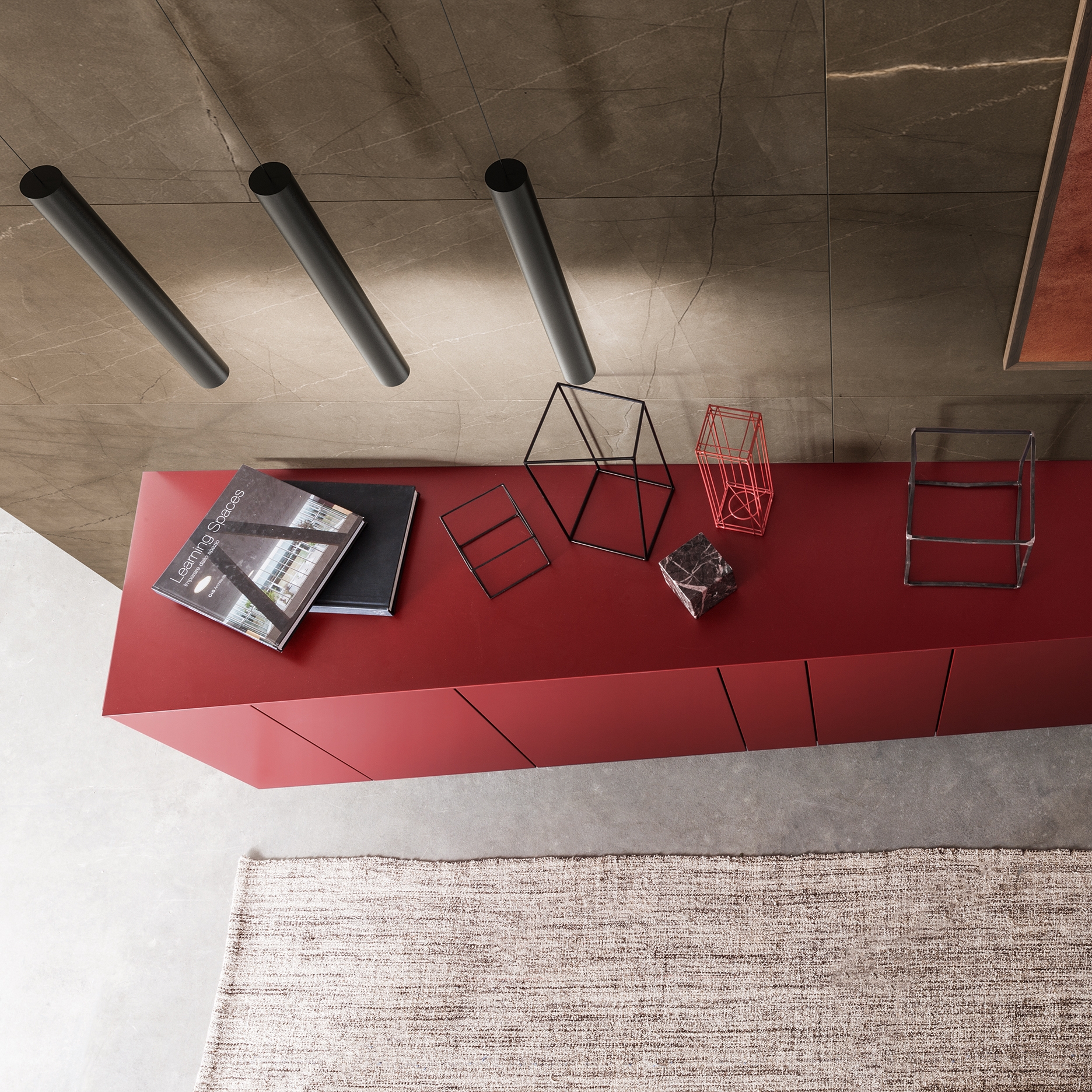 Display product InclinART sideboard from manufacturer Presotto