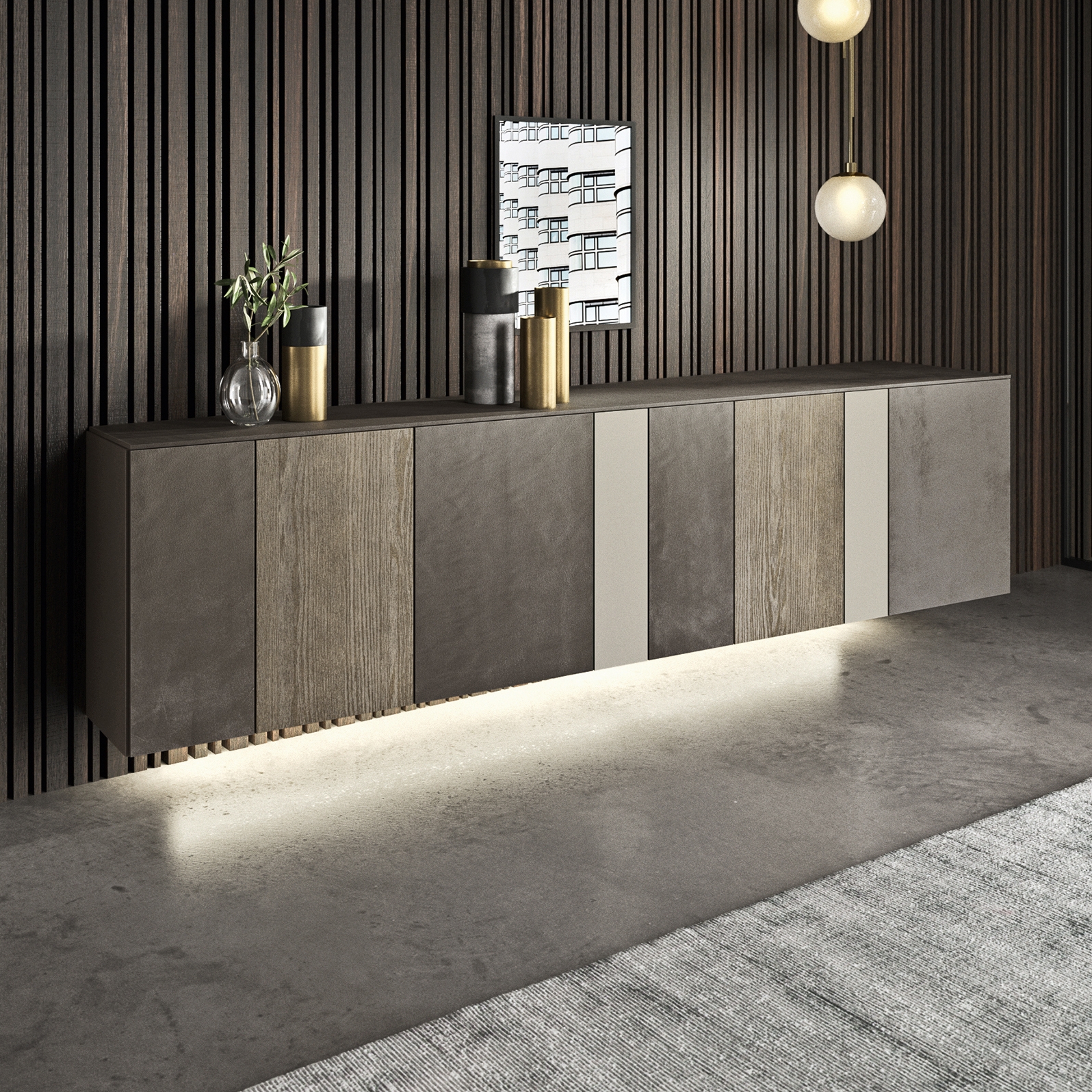 Display product InclinART sideboards from manufacturer Presotto