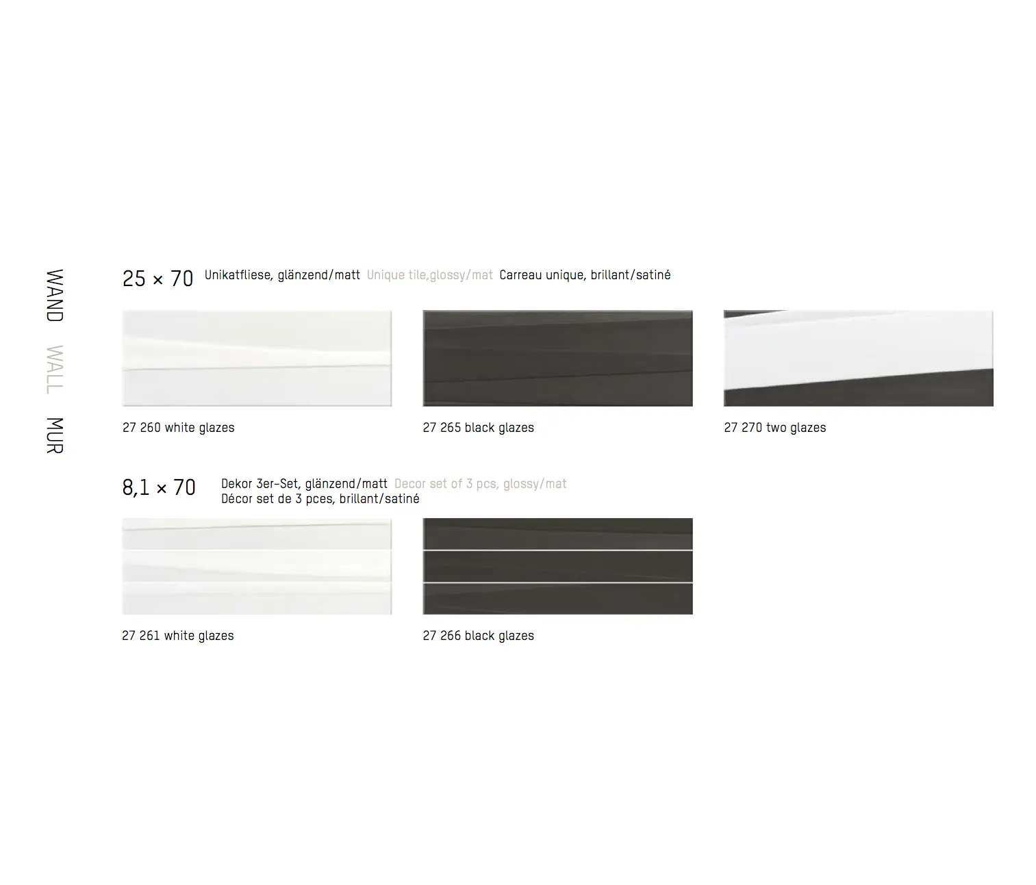 steuler|design - GLAZES two glazes
