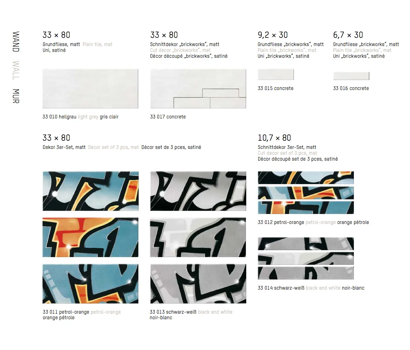 steuler|design - GRAFFITI petrol-orange