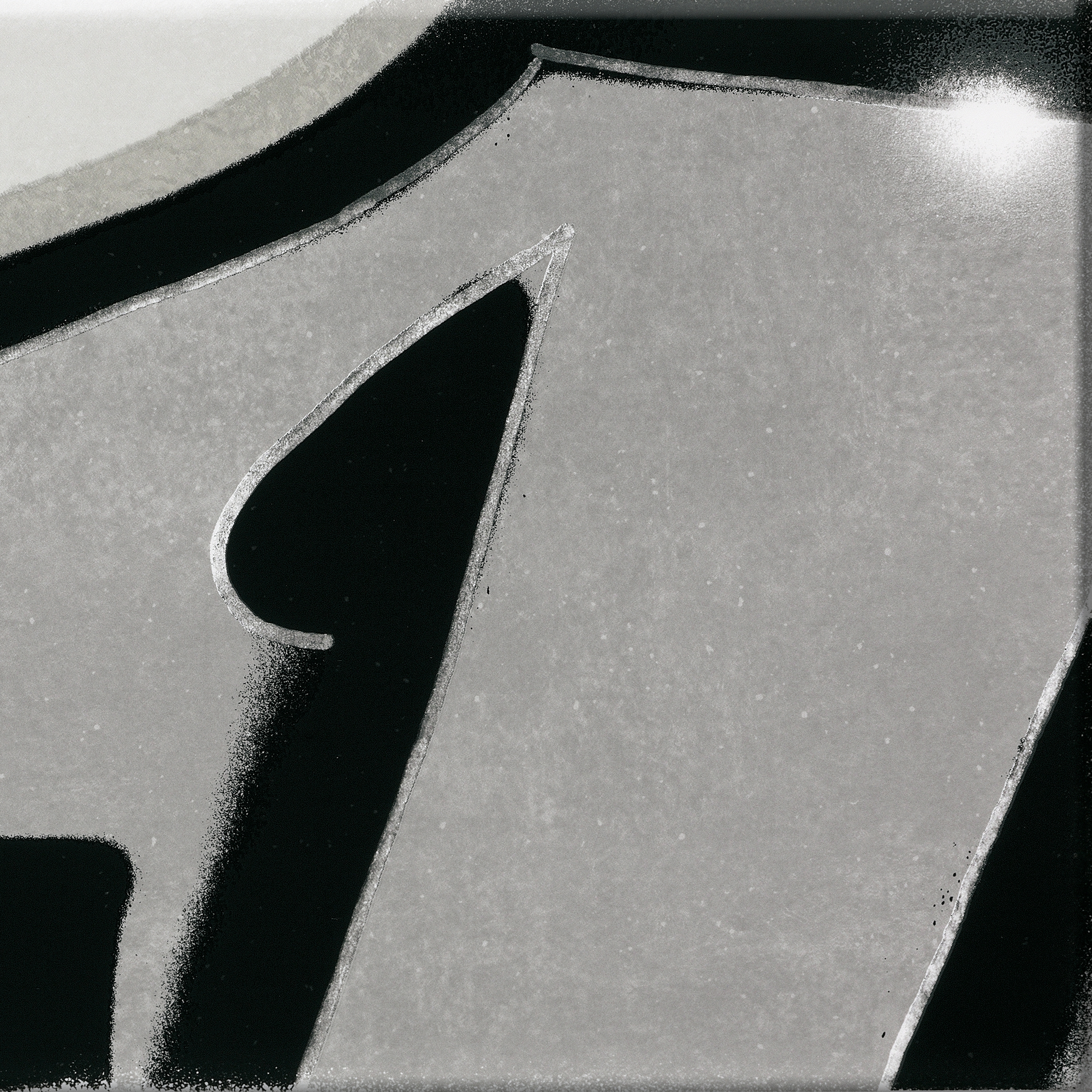 GRAFFITI black and white