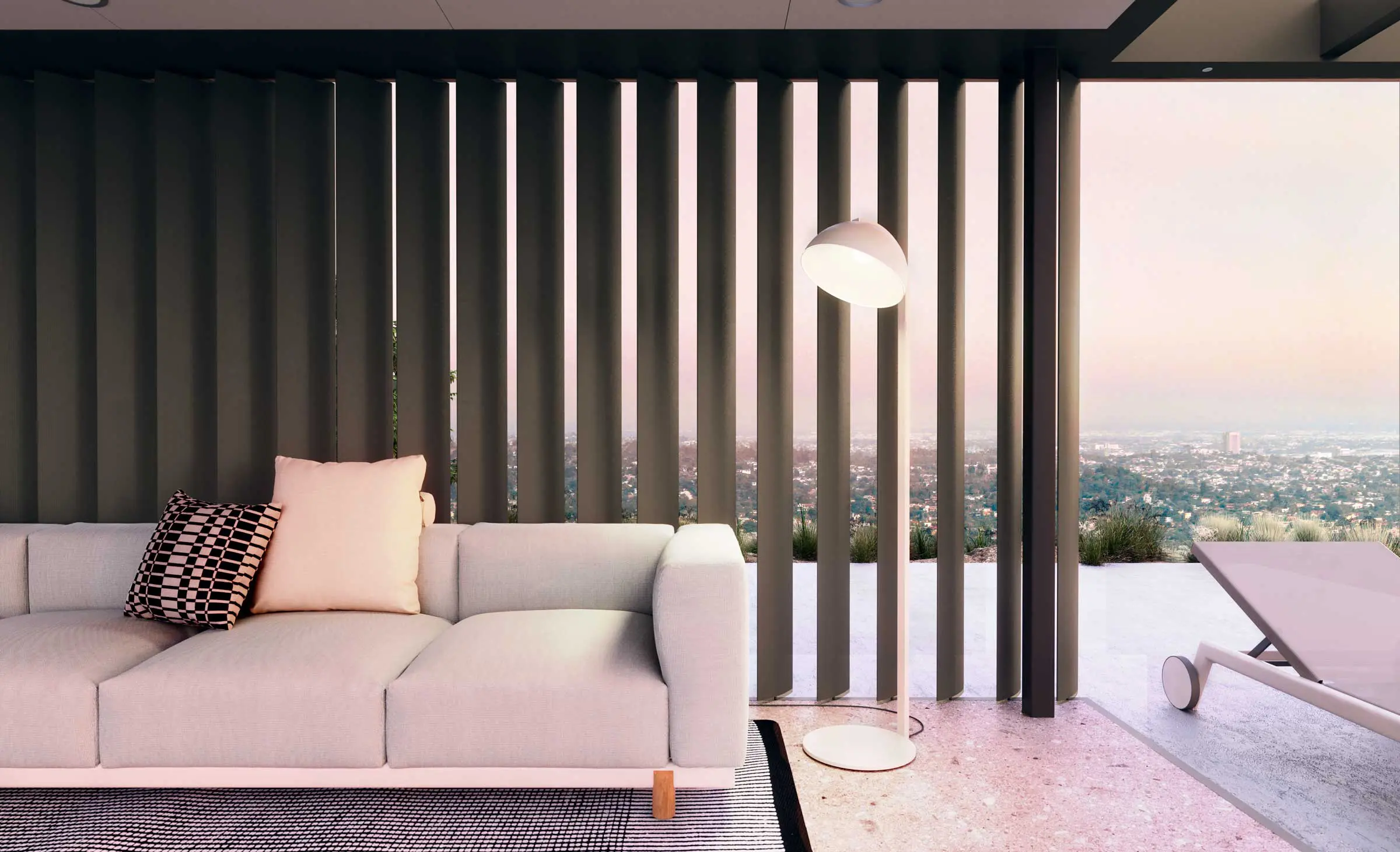 KETTAL - Half Dome overhang lamp