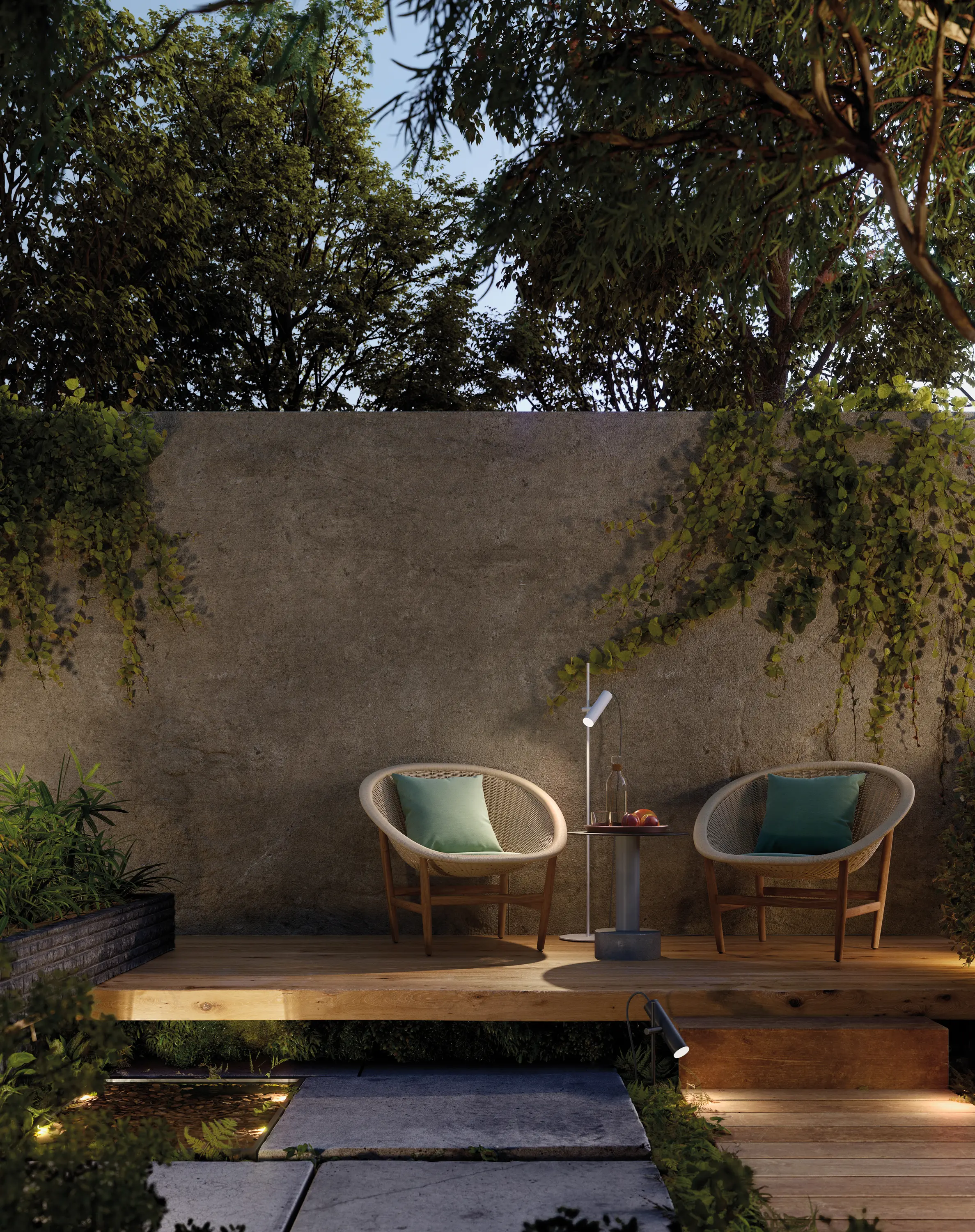KETTAL - Dots spotlight planter lamp