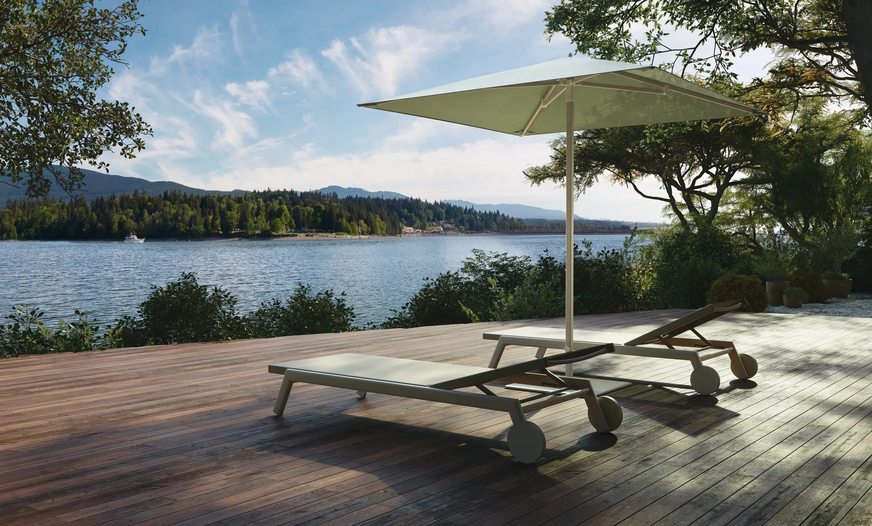 KETTAL - Meteo telescopic parasol 300