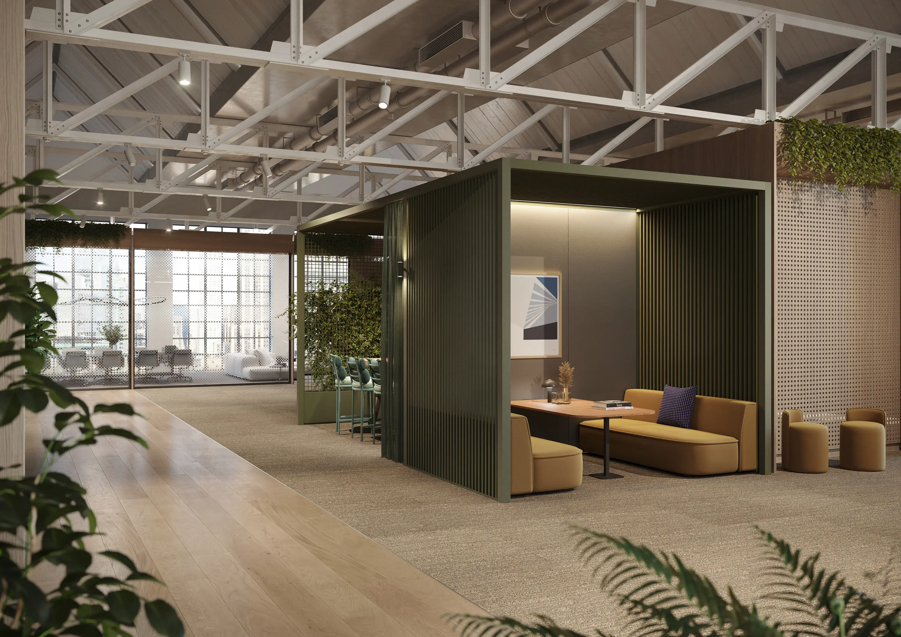 KETTAL - Pavilion O Hub | Open with Curtains