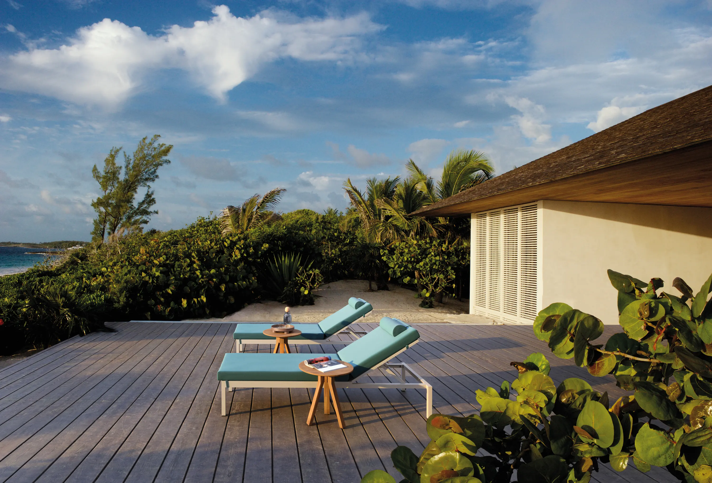 KETTAL - Landscape double lounger with 5-position