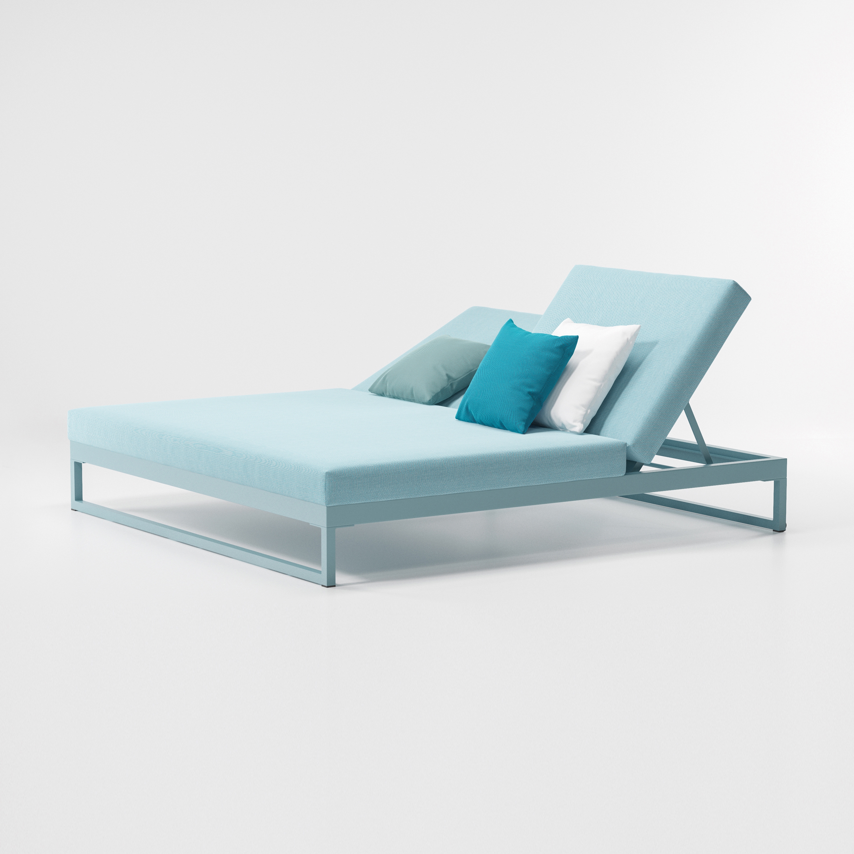 Afficher le produit Landscape double lounger with 5-position du fabricant KETTAL