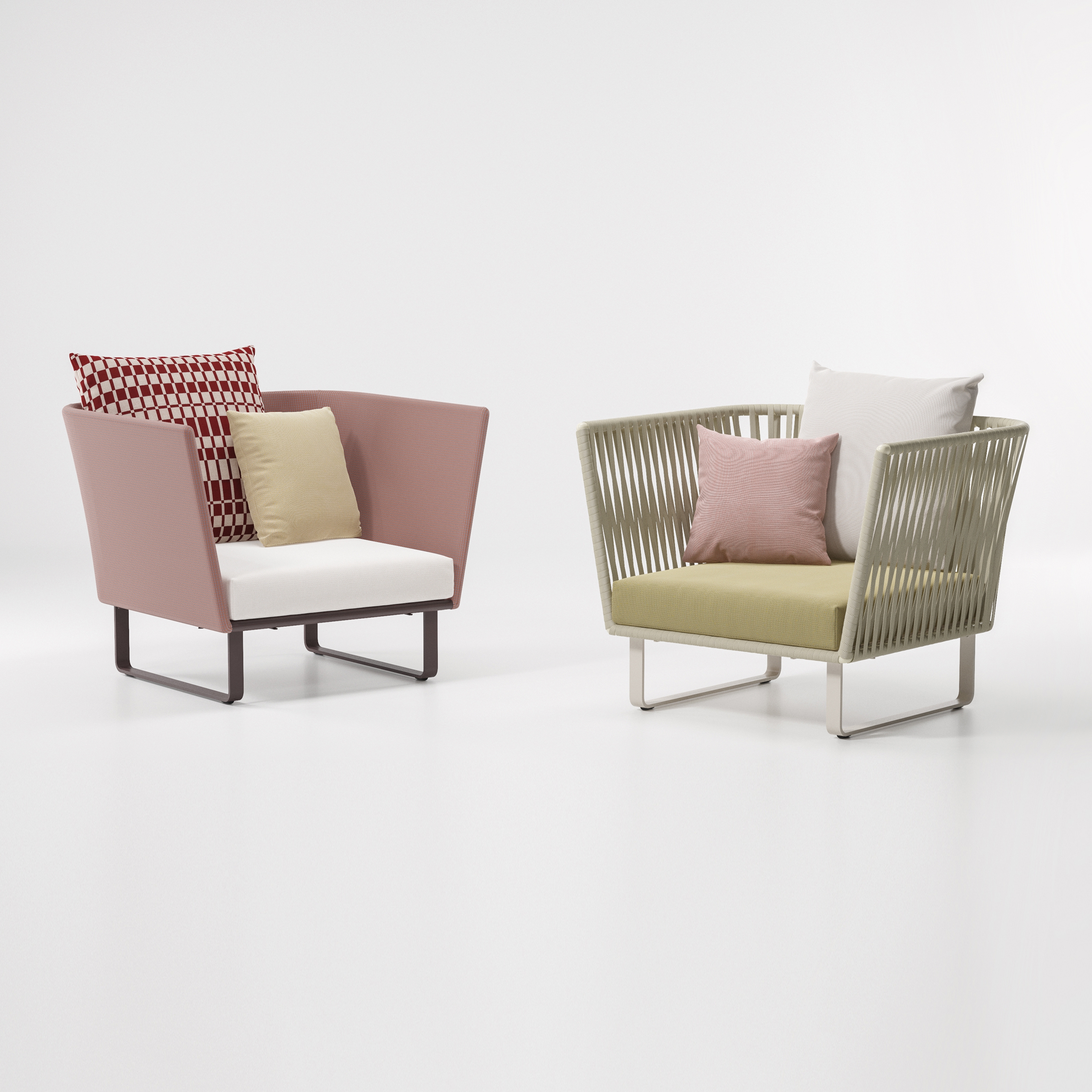 Display product Bitta club armchair from manufacturer KETTAL