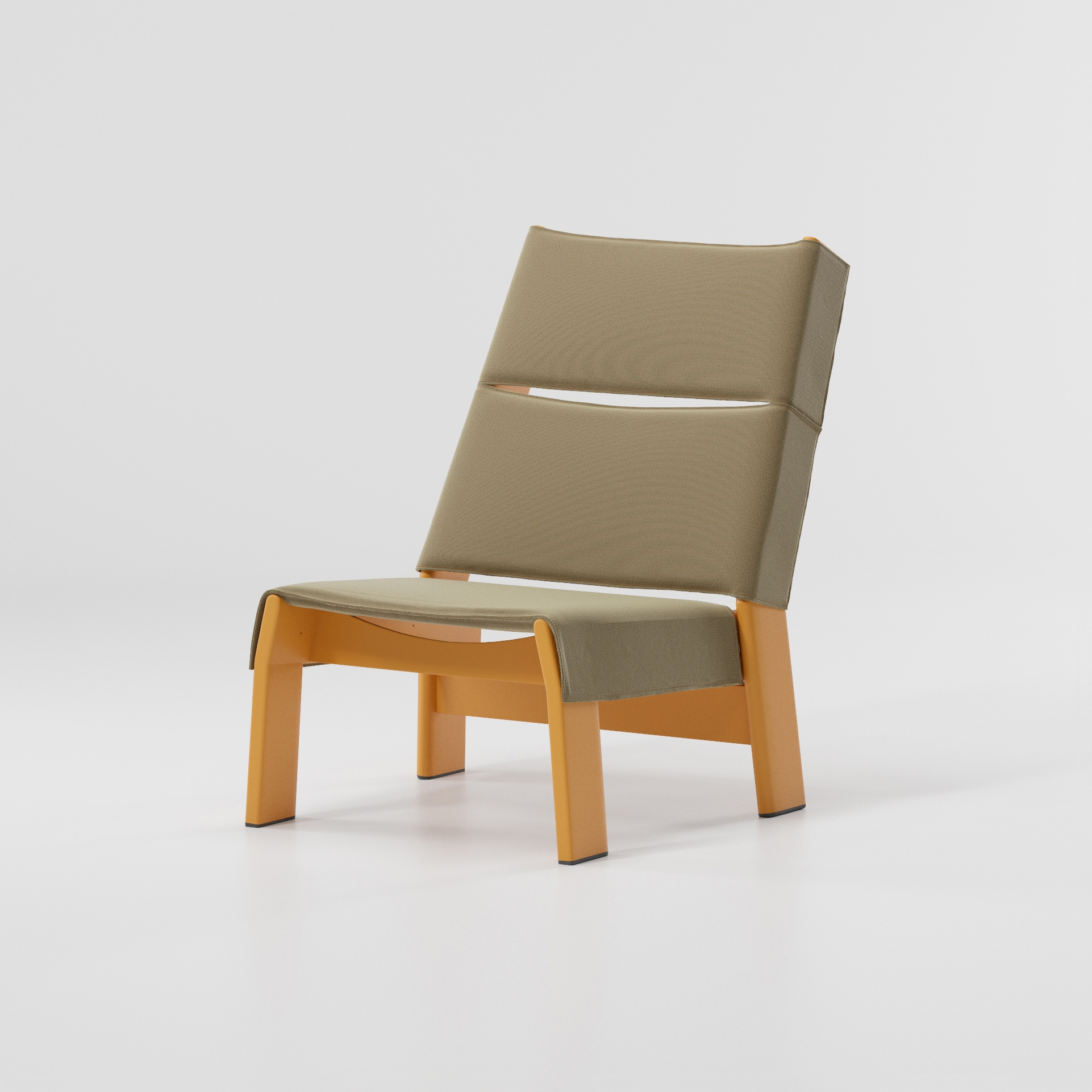 Display product Band club chair aluminium from manufacturer KETTAL