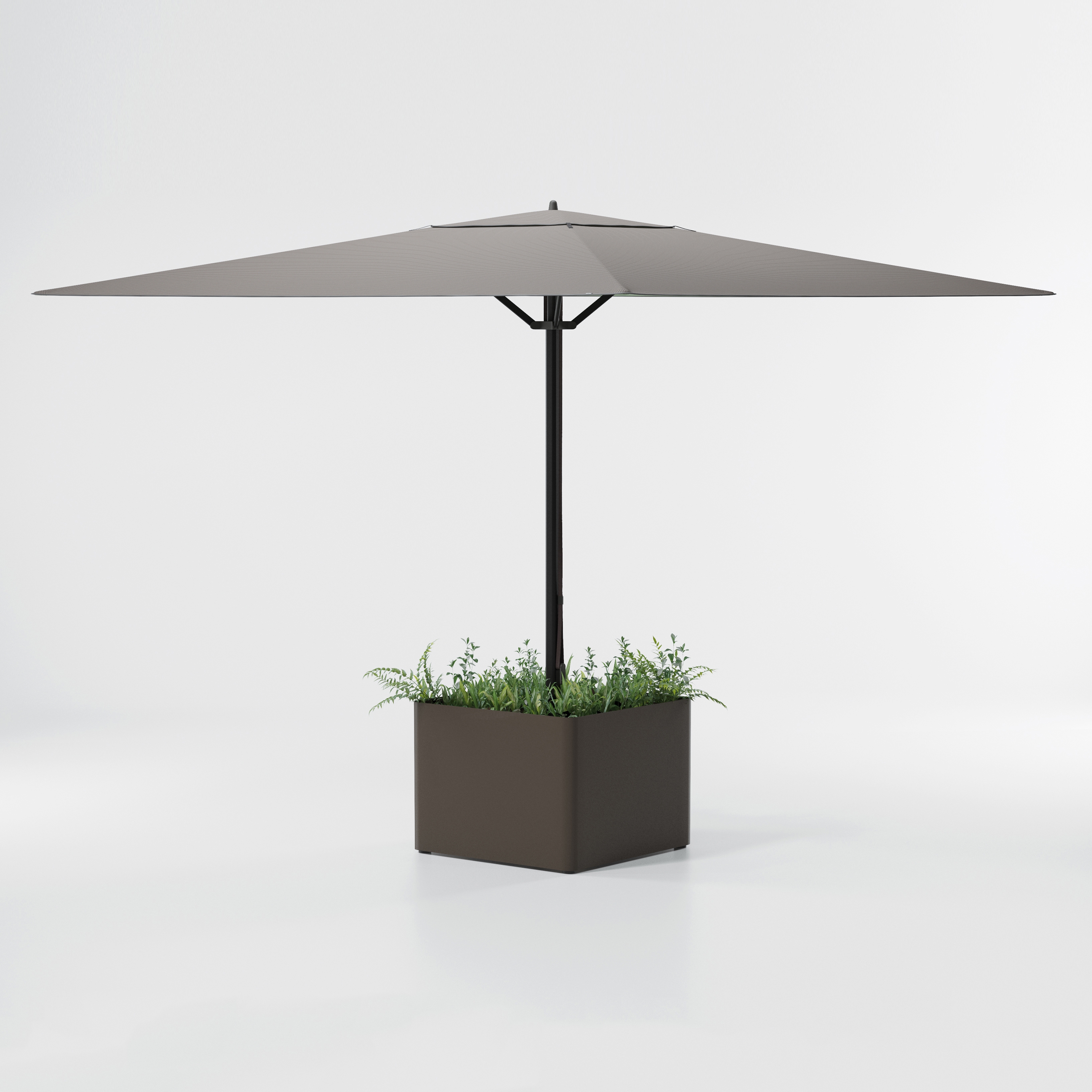 Vertoon produk Meteo Steel planter base parasol van vervaardiger KETTAL