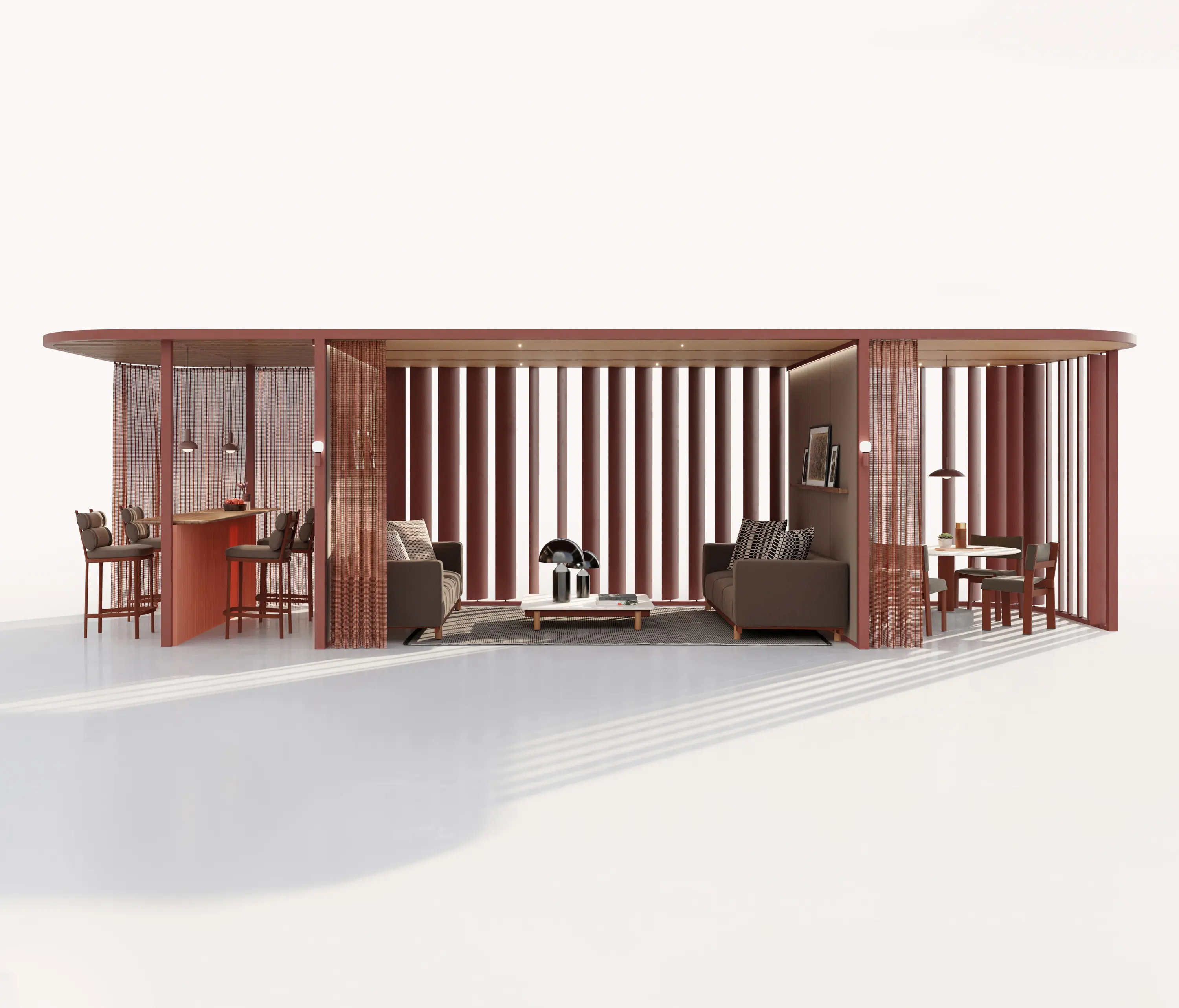 KETTAL - Pavilion O Hub | Curved
