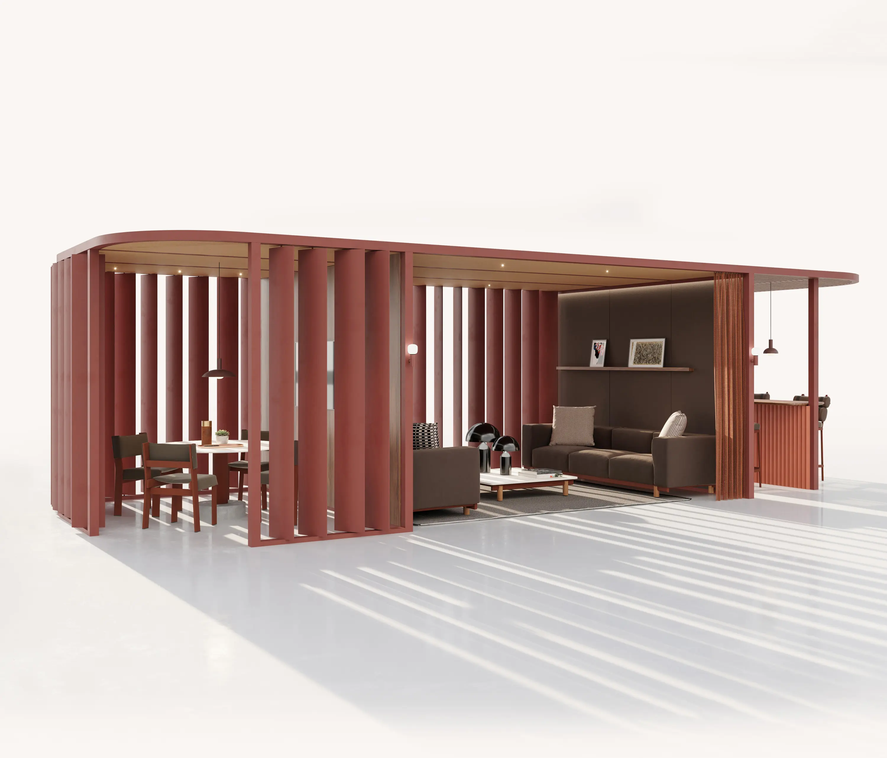 KETTAL - Pavilion O Hub | Curved