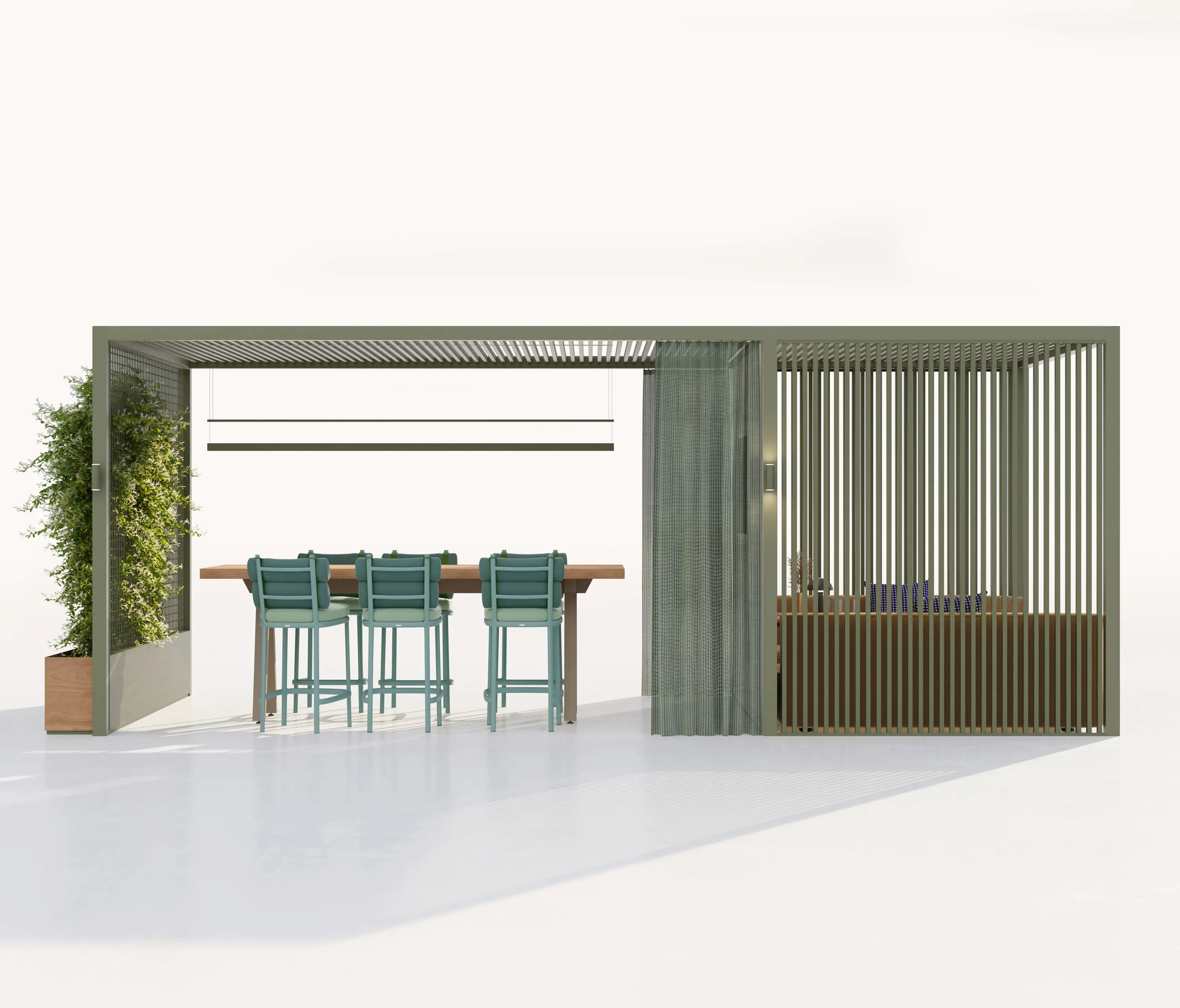 KETTAL - Pavilion O Hub | Open with Meeting and Sofas