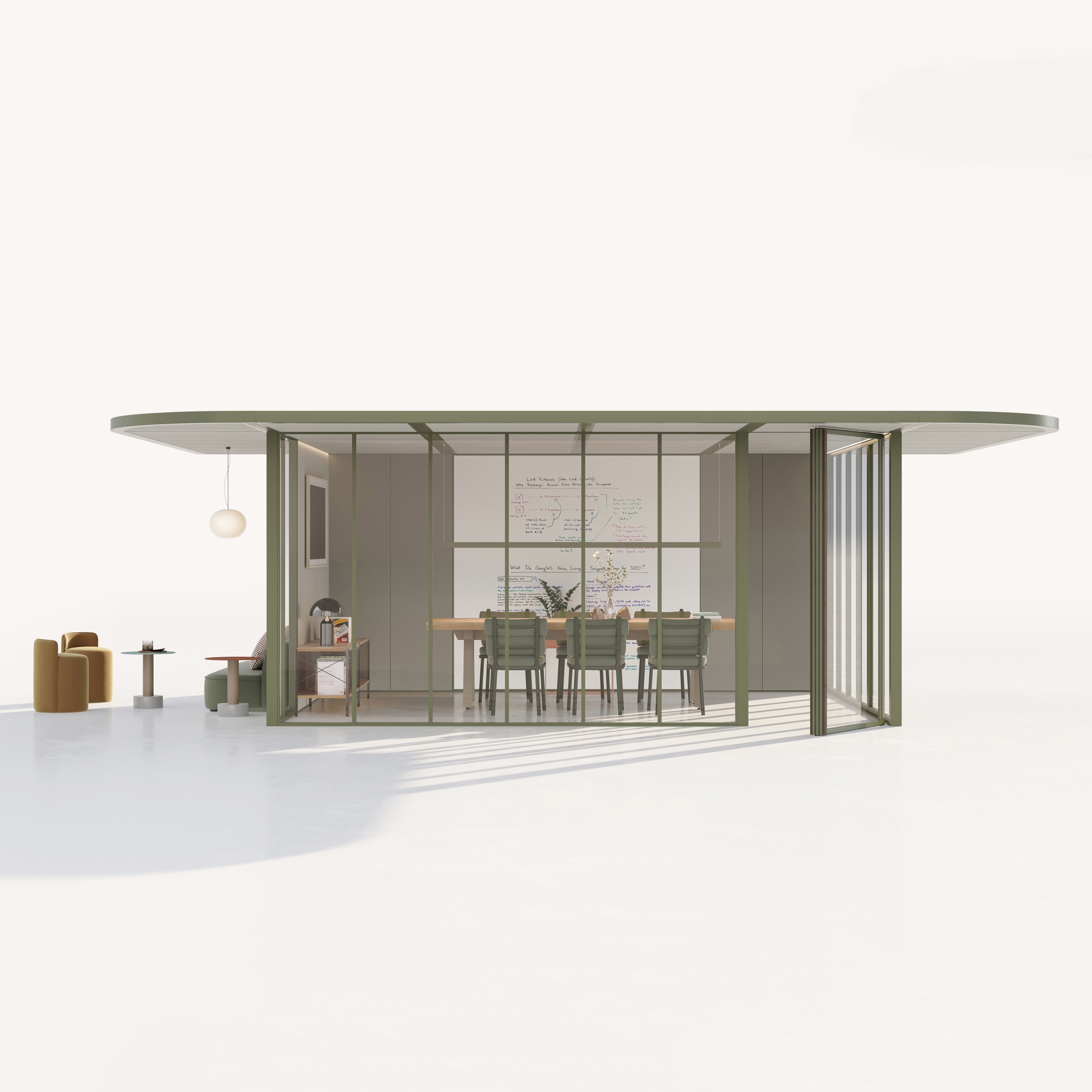Display product Acoustic Pavilions | Meeting Room 4/6 people from manufacturer KETTAL