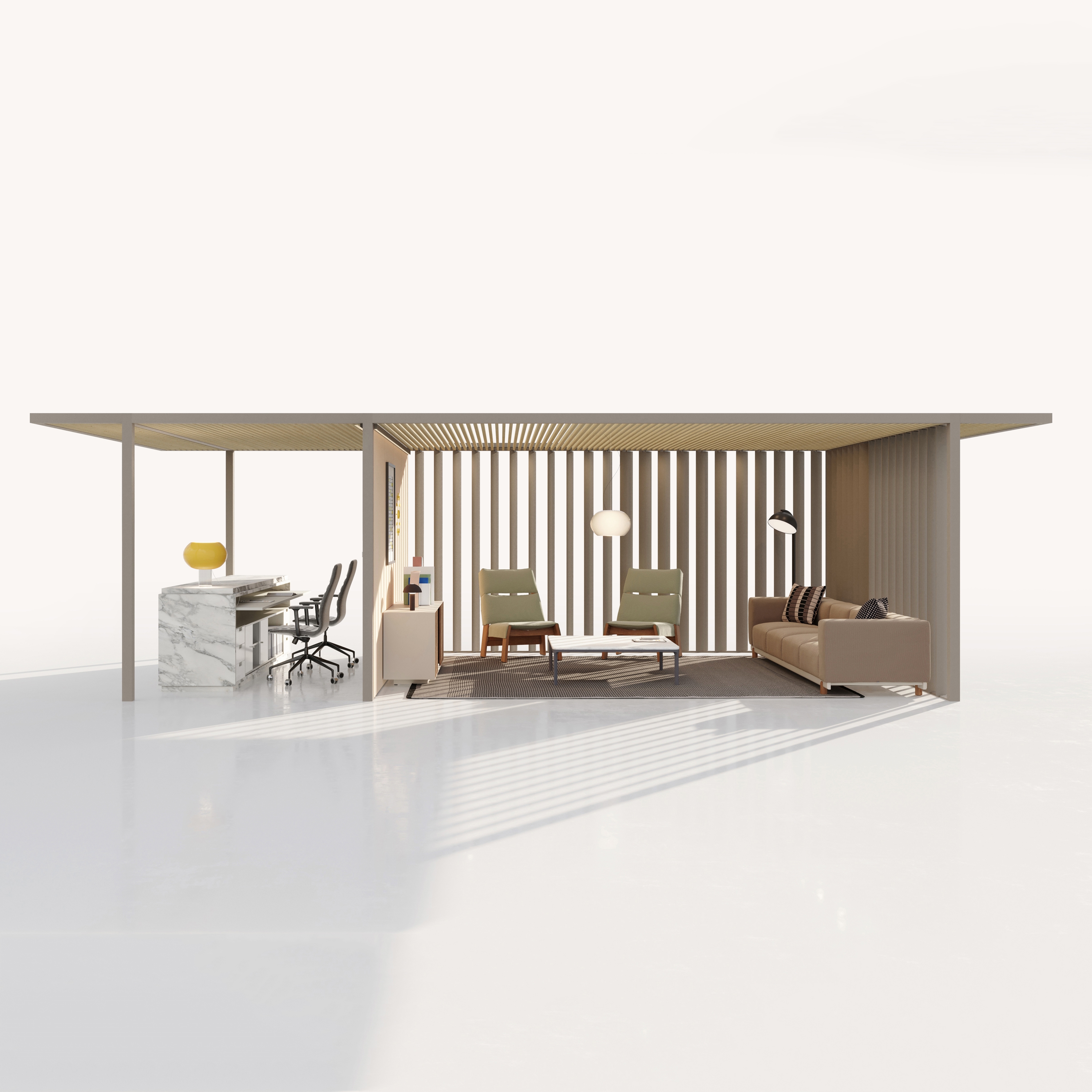 Display product Pavilion O | Support Reception from manufacturer KETTAL