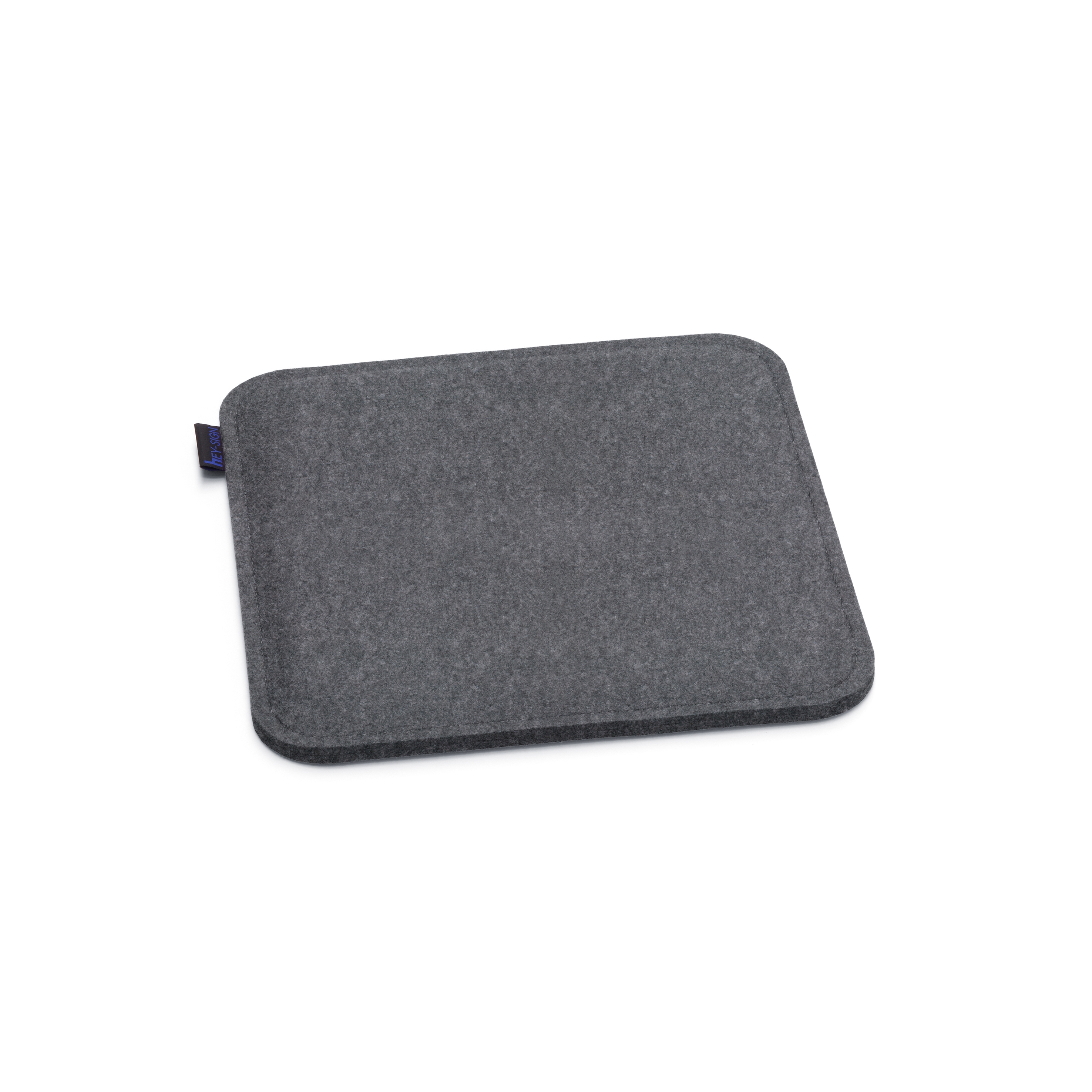 Seat cushion square with rounded corners with foam-filling