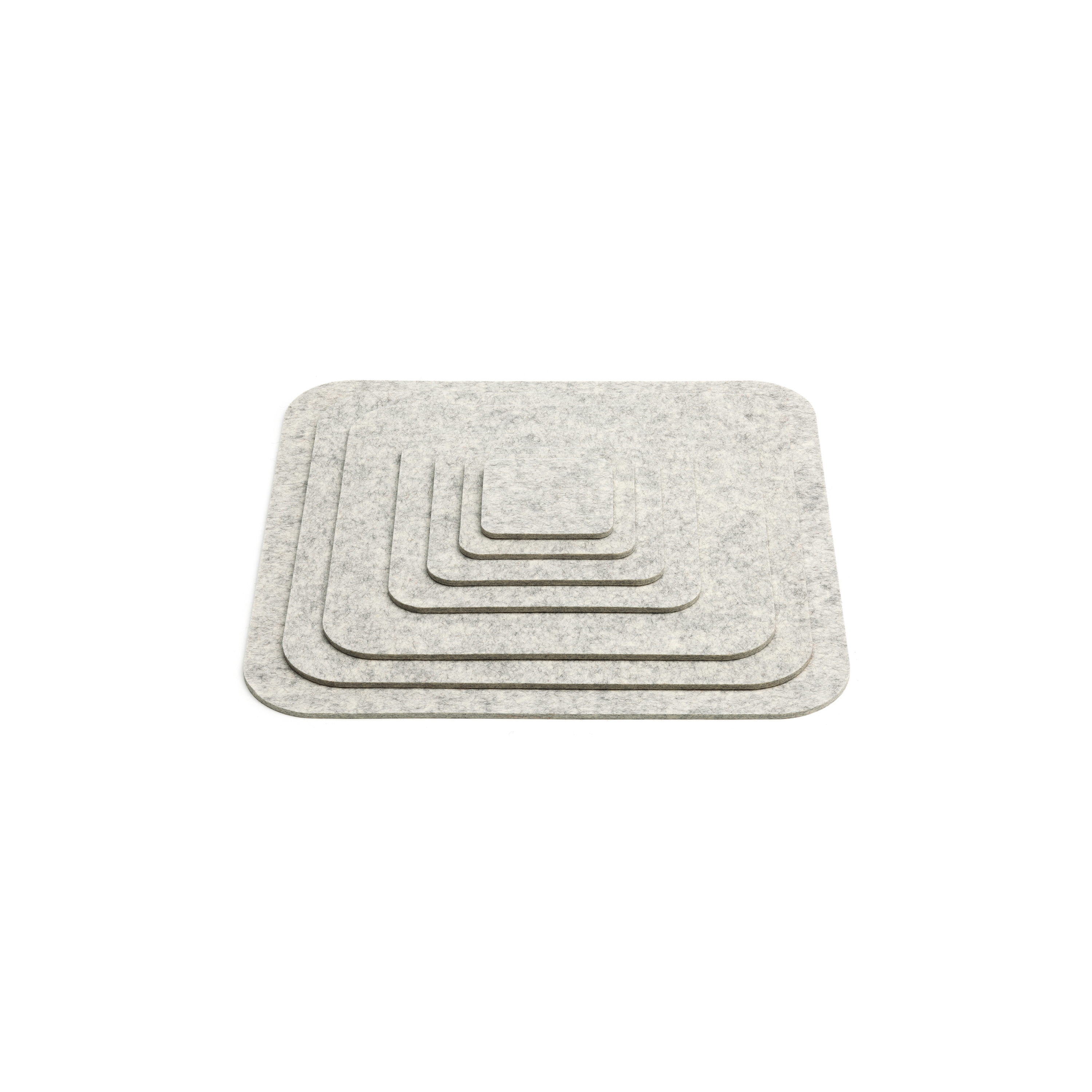 Coaster with rounded corners