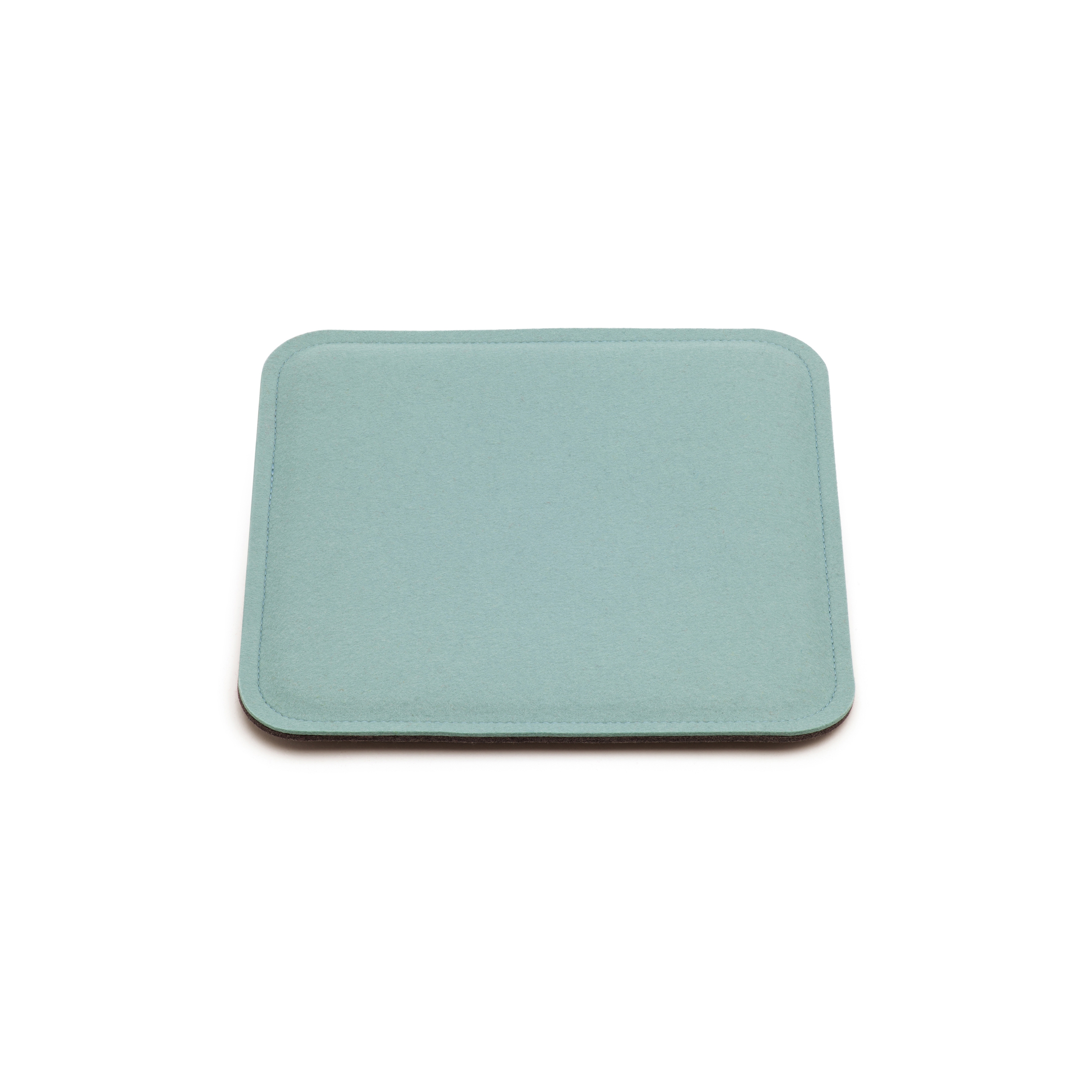 Seat cushion square with rounded corners with foam-filling