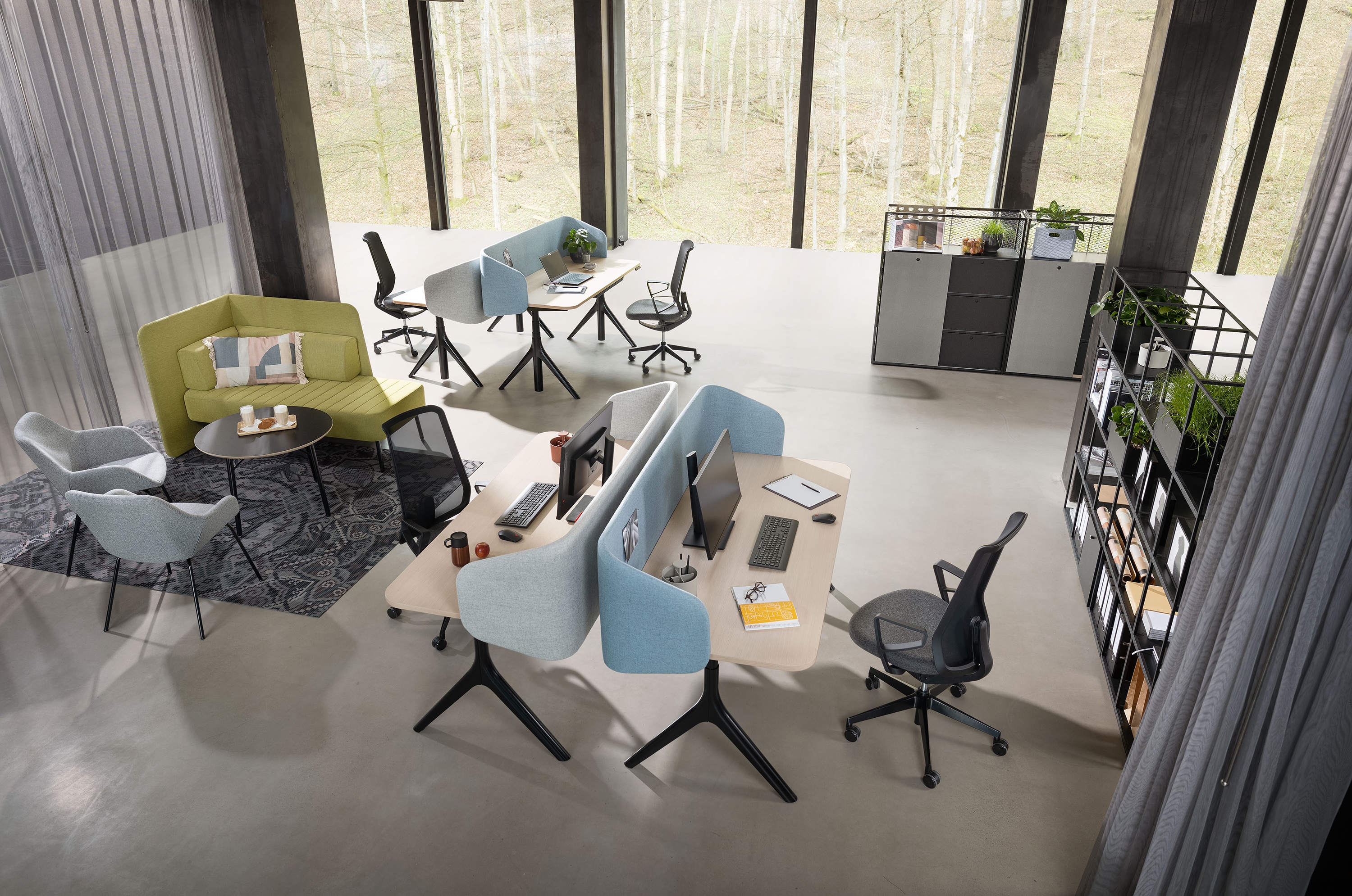 FURNILOOP RECTANGULAR TABLE WITH SYMMETRIC FRAME - Desks from Wiesner ...