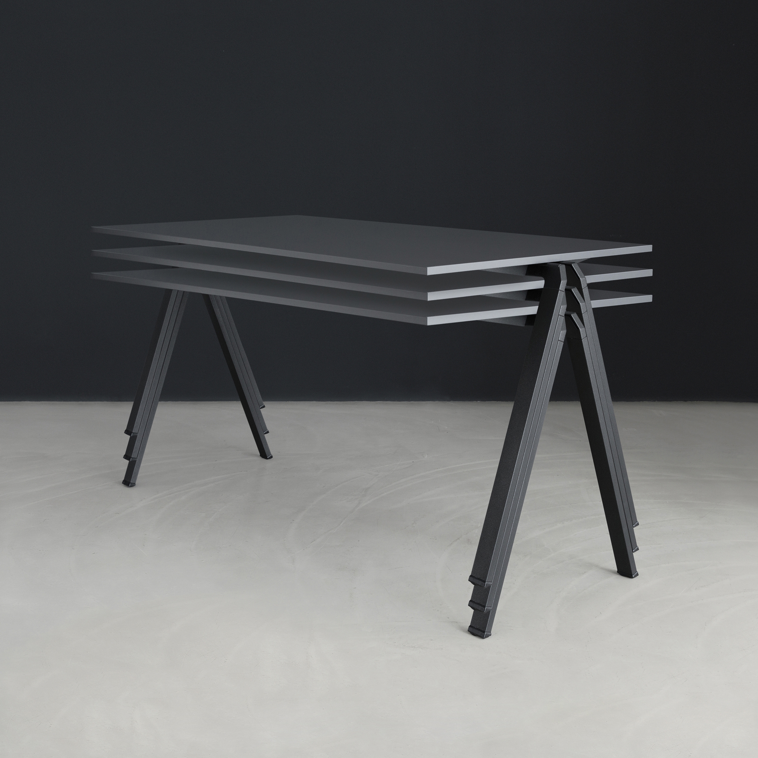 Display product yuno stacking table from manufacturer Wiesner-Hager
