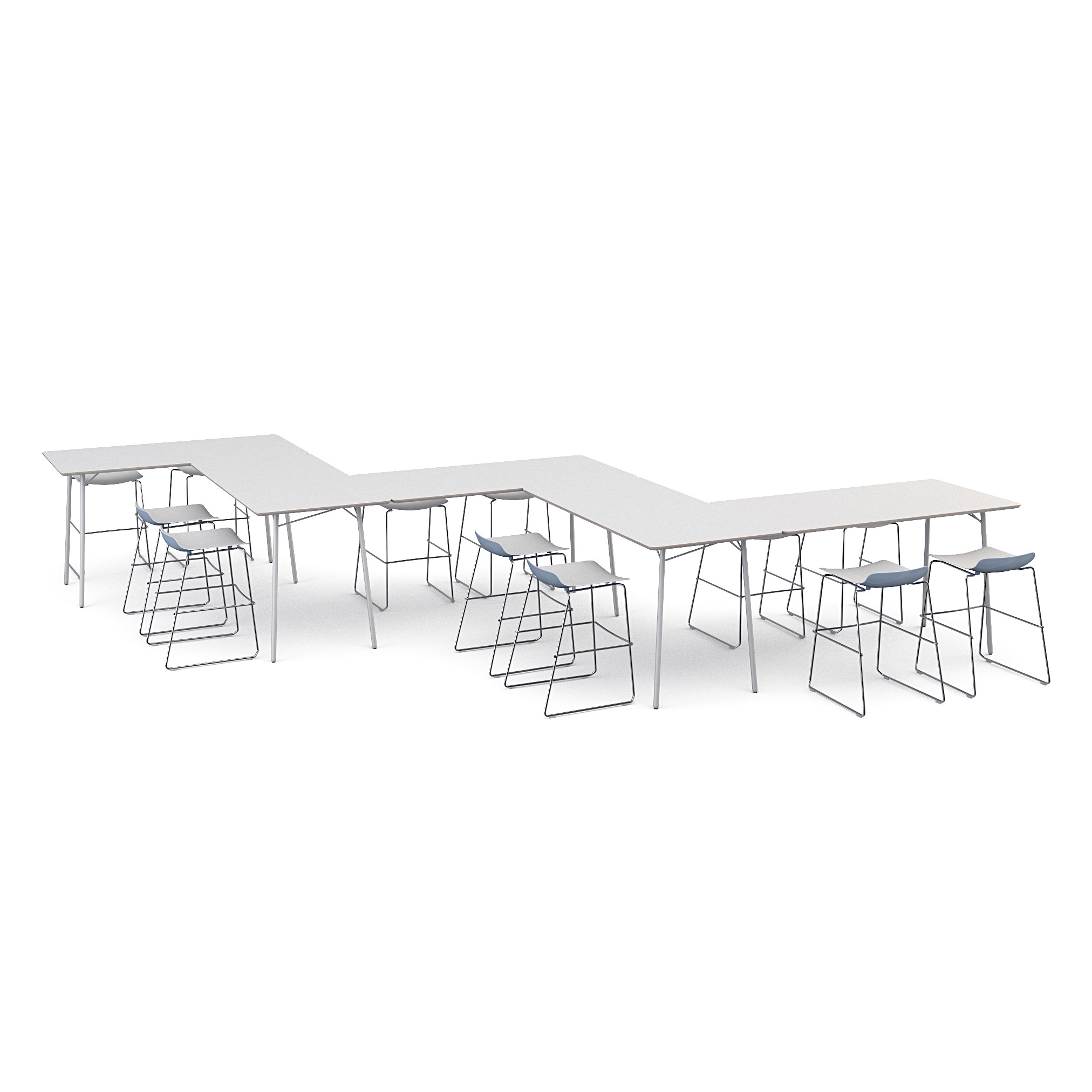Mostrar el producto m.zone hot desk del fabricante Wiesner-Hager