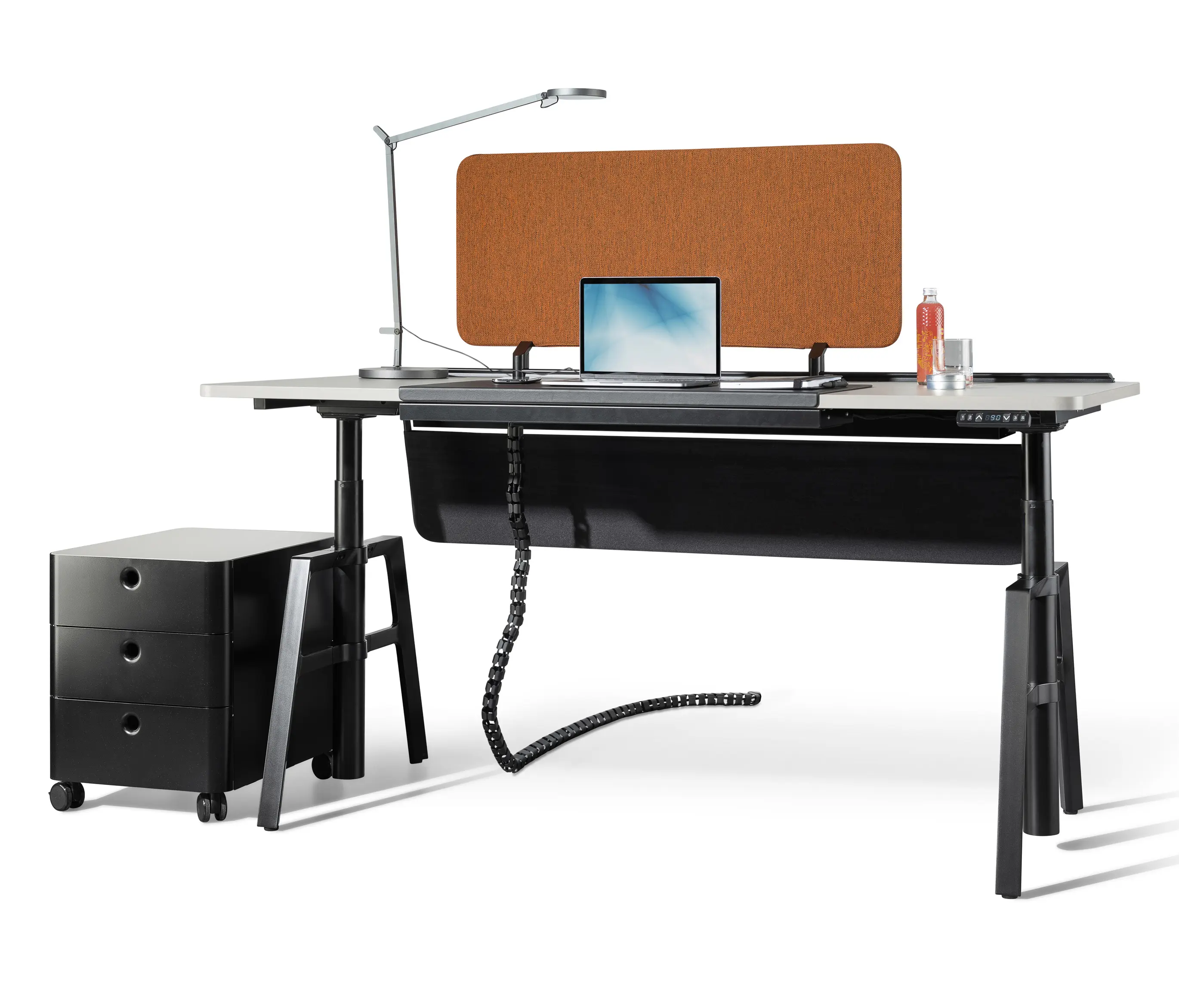 Wiesner-Hager - etio one-person workstation electrically height-adjustable