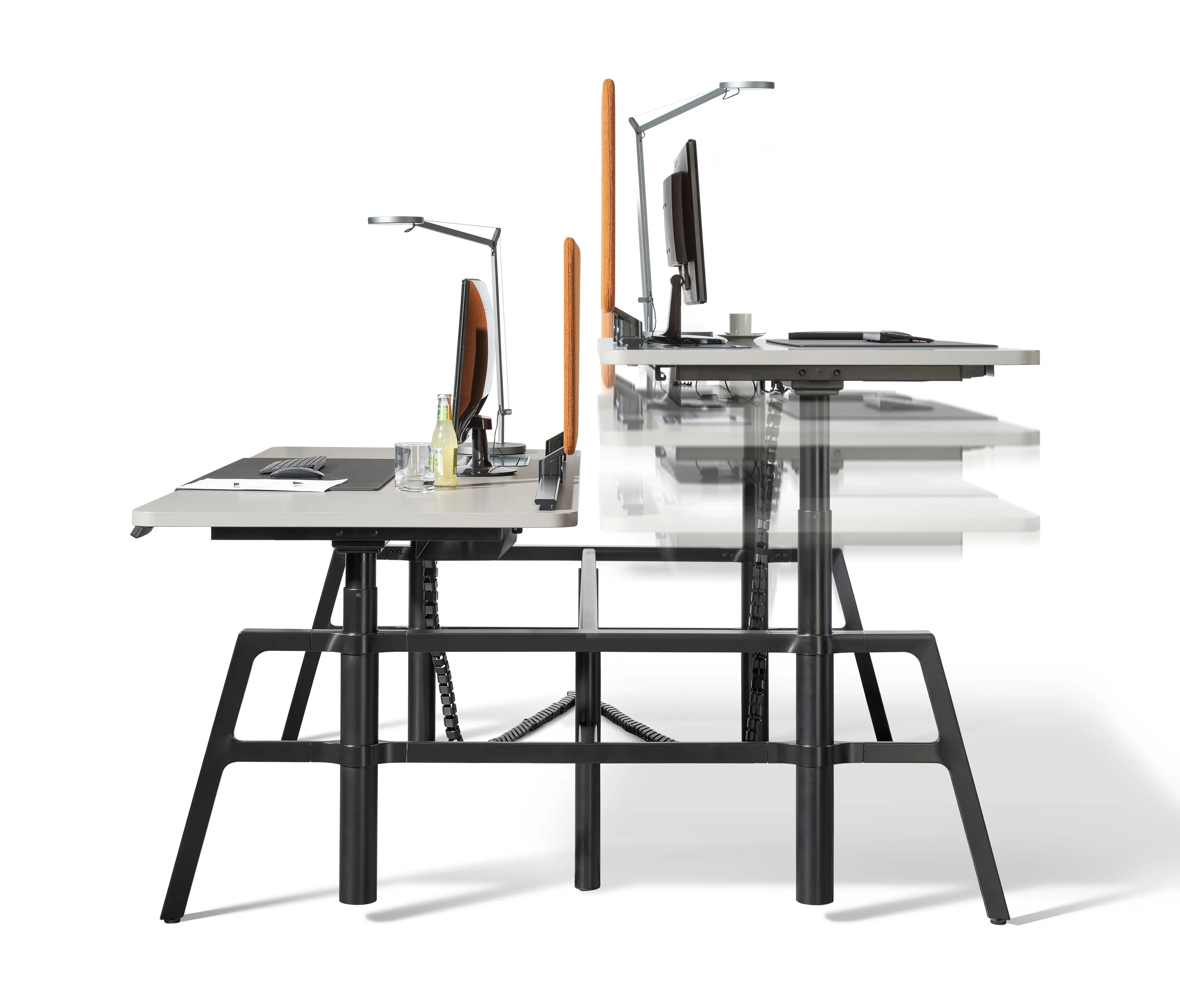 Wiesner-Hager - etio dual workspace electrically height-adjustable