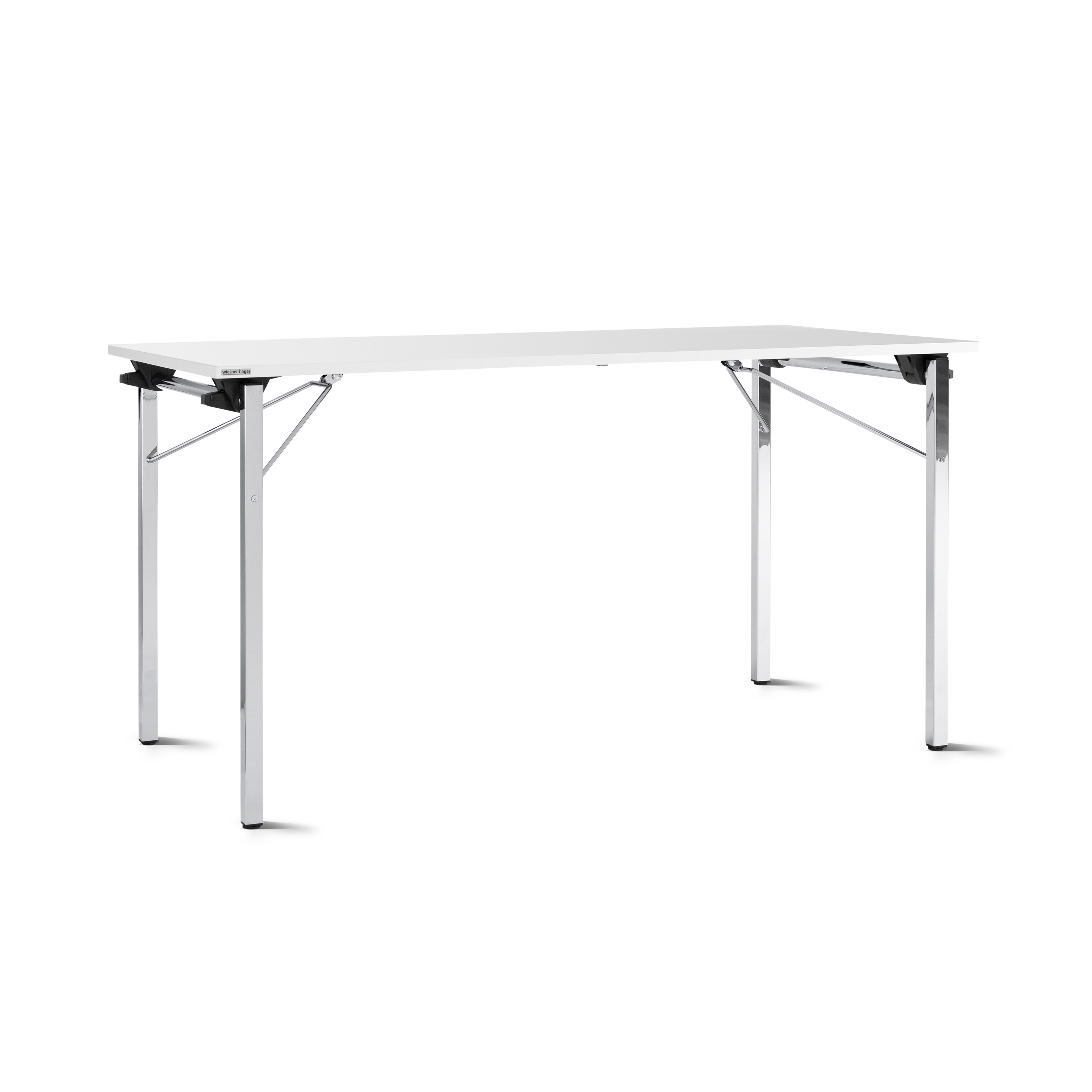 Display product f.t.s. folding table 4-leg base, square feet from manufacturer Wiesner-Hager