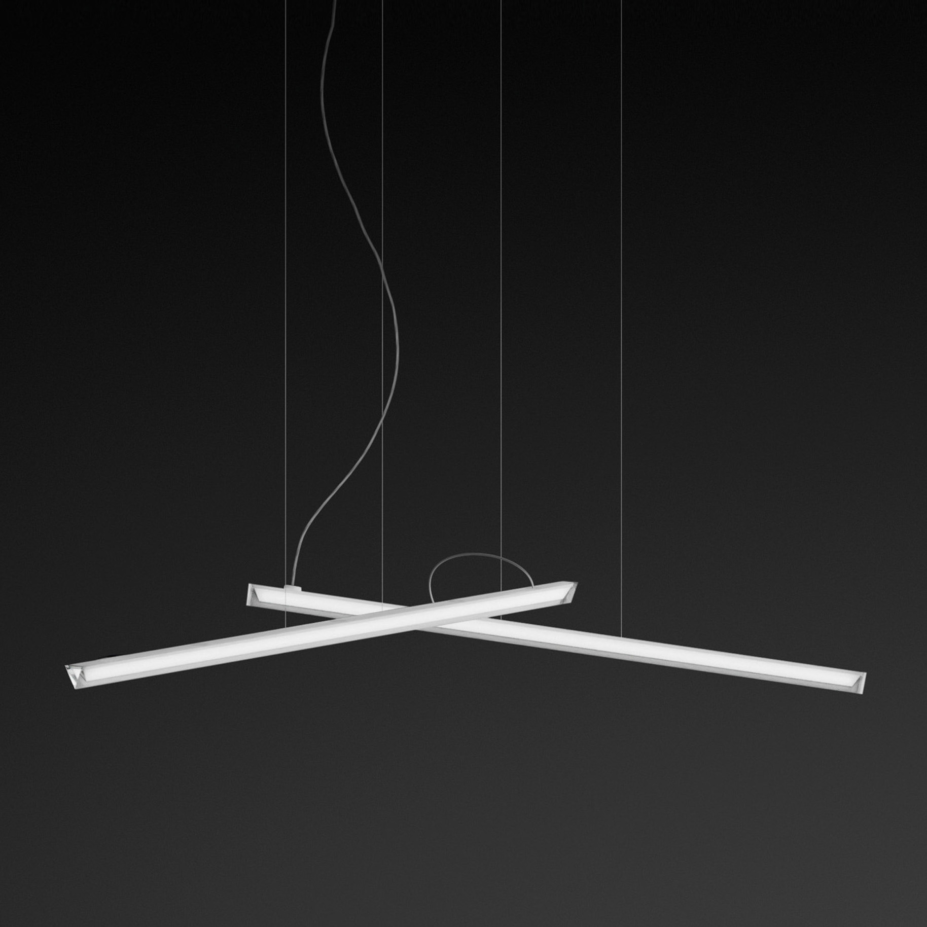 Mostrar el producto Halo Lineal 2340 Lámparas colgantes del fabricante Vibia
