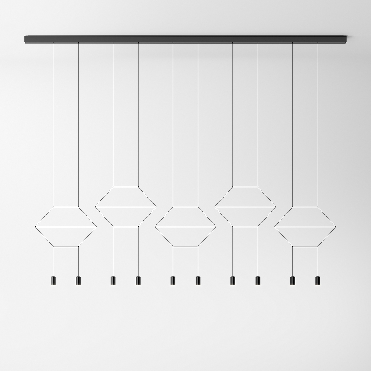 Display product Wireflow Lineal 0330 Hanging lamp from manufacturer Vibia