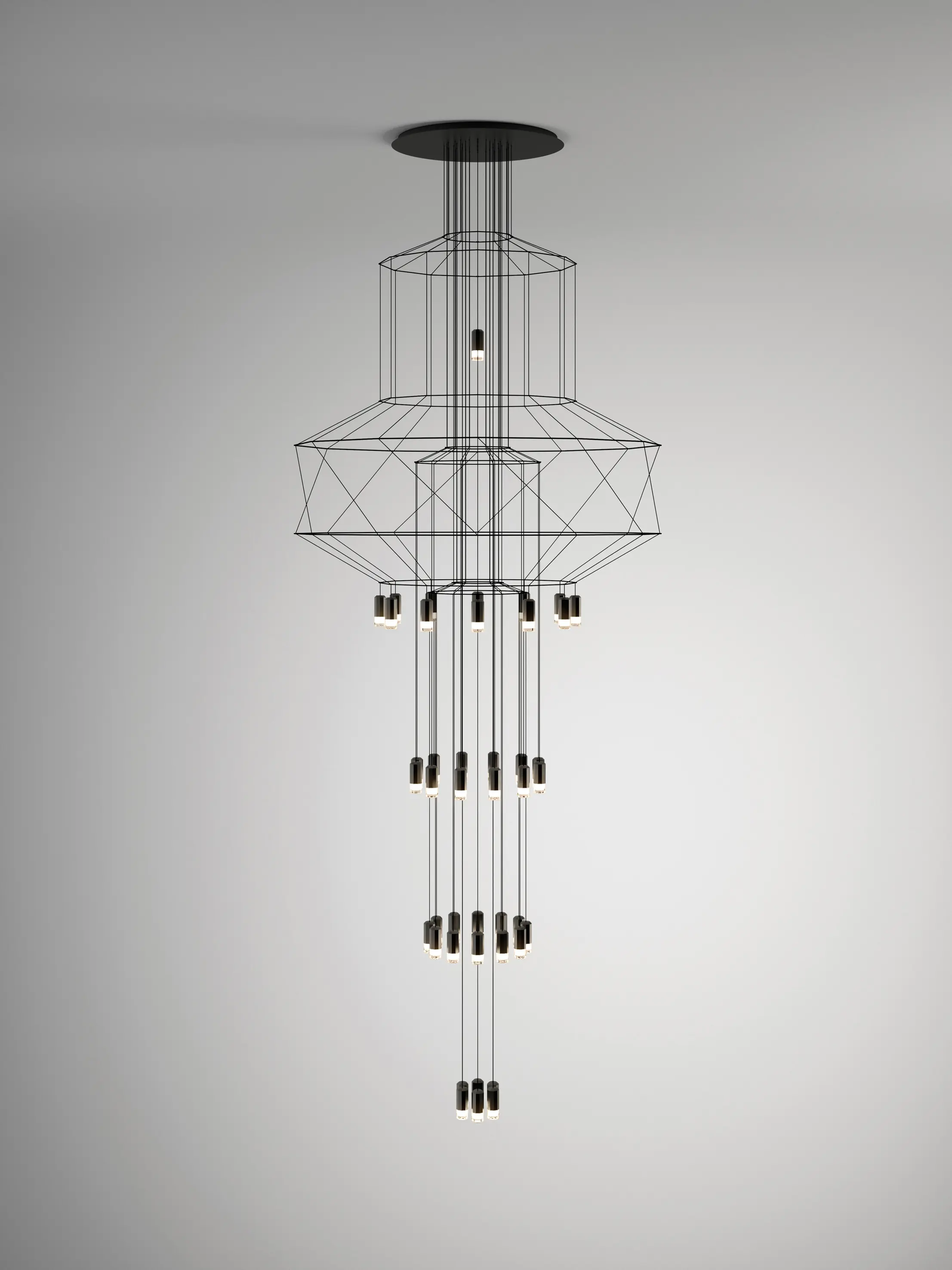 Vibia - Wireflow Chandelier 0375 Hanging lamp