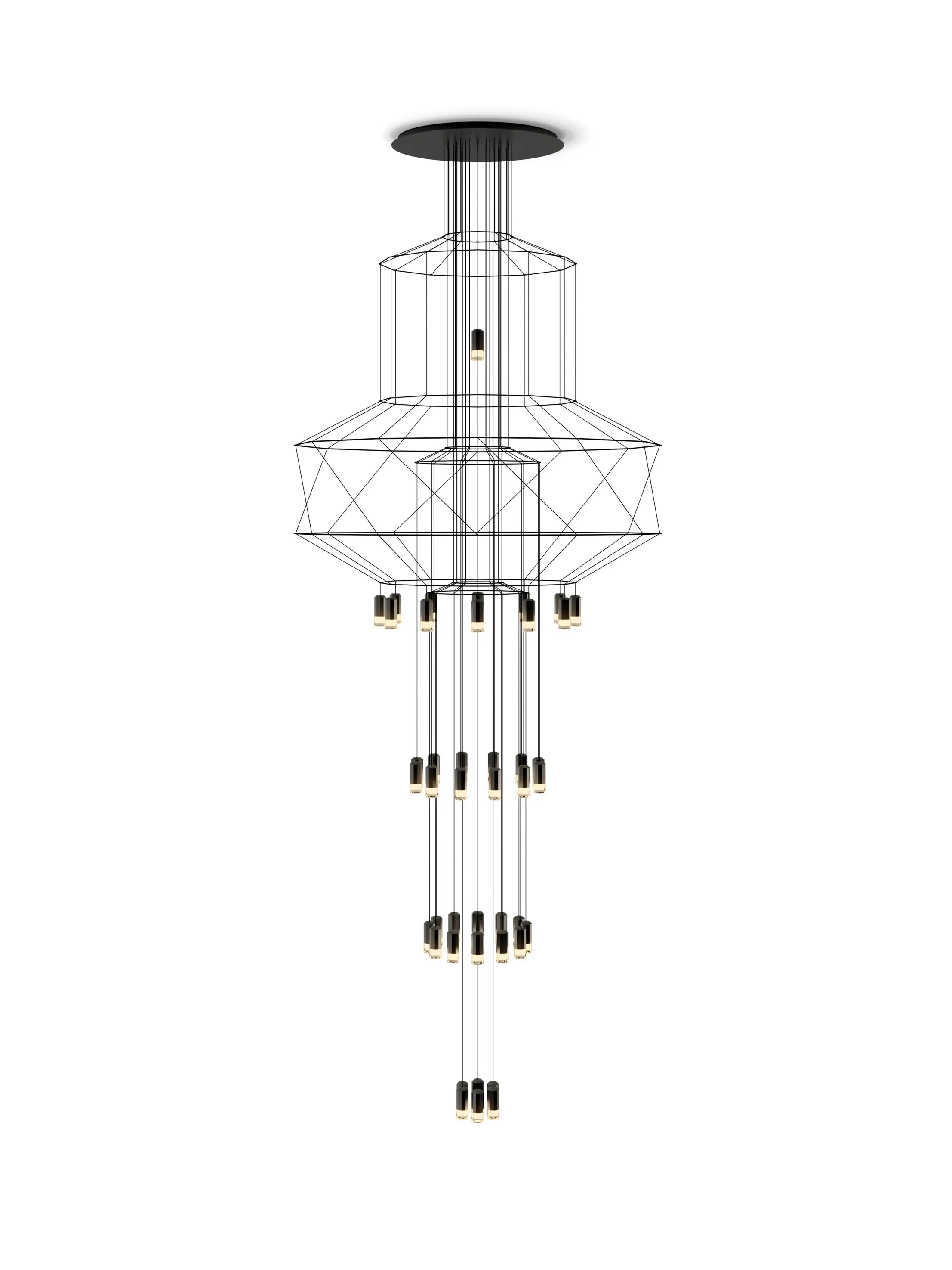 Vibia - Wireflow Chandelier 0375 Hanging lamp
