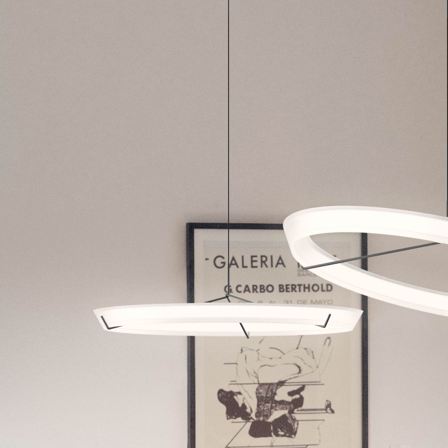 Display product Halo Jewel 2350 Hanging lamp from manufacturer Vibia