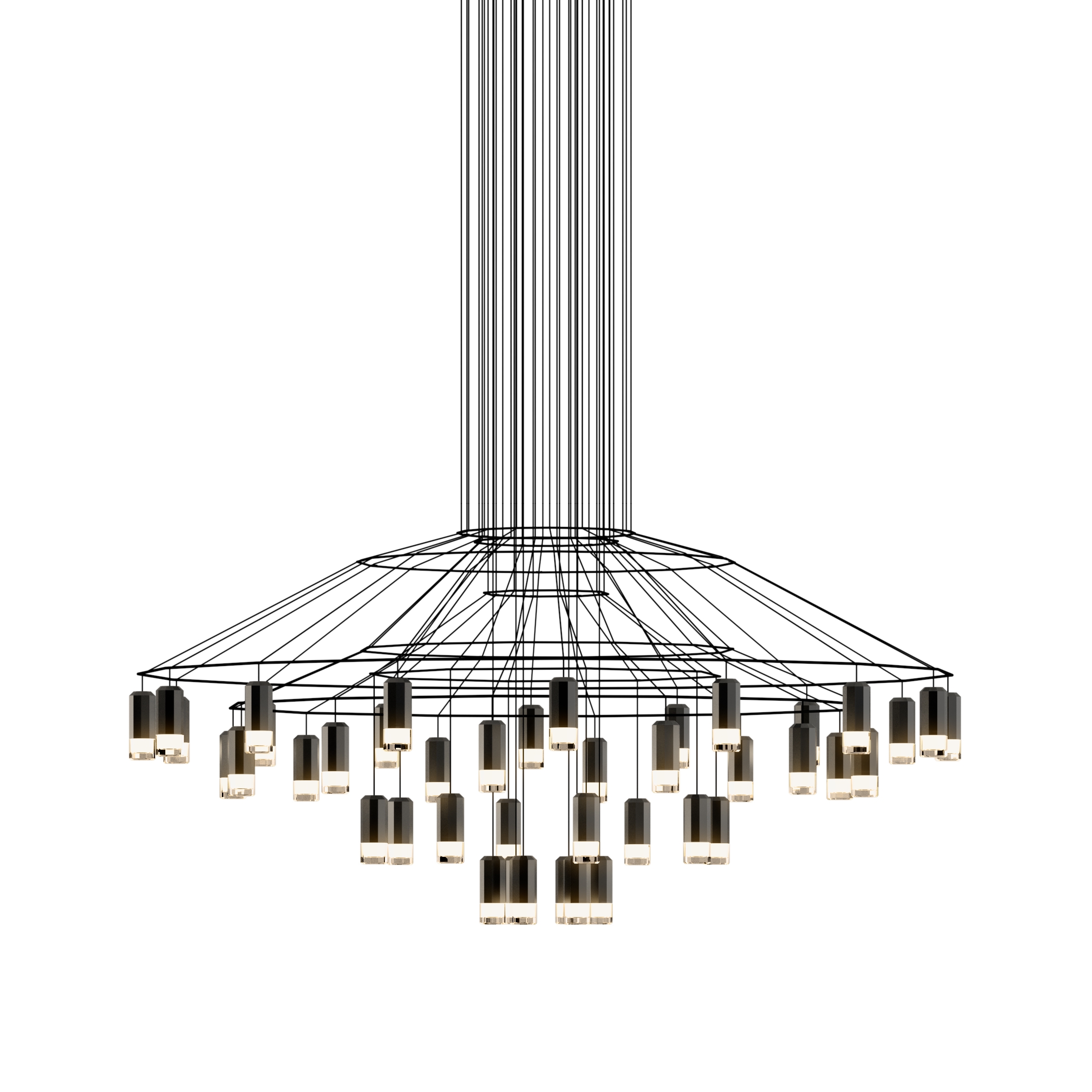 Produkt Wireflow Chandelier 0376 Pendelleuchten des Herstellers Vibia anzeigen