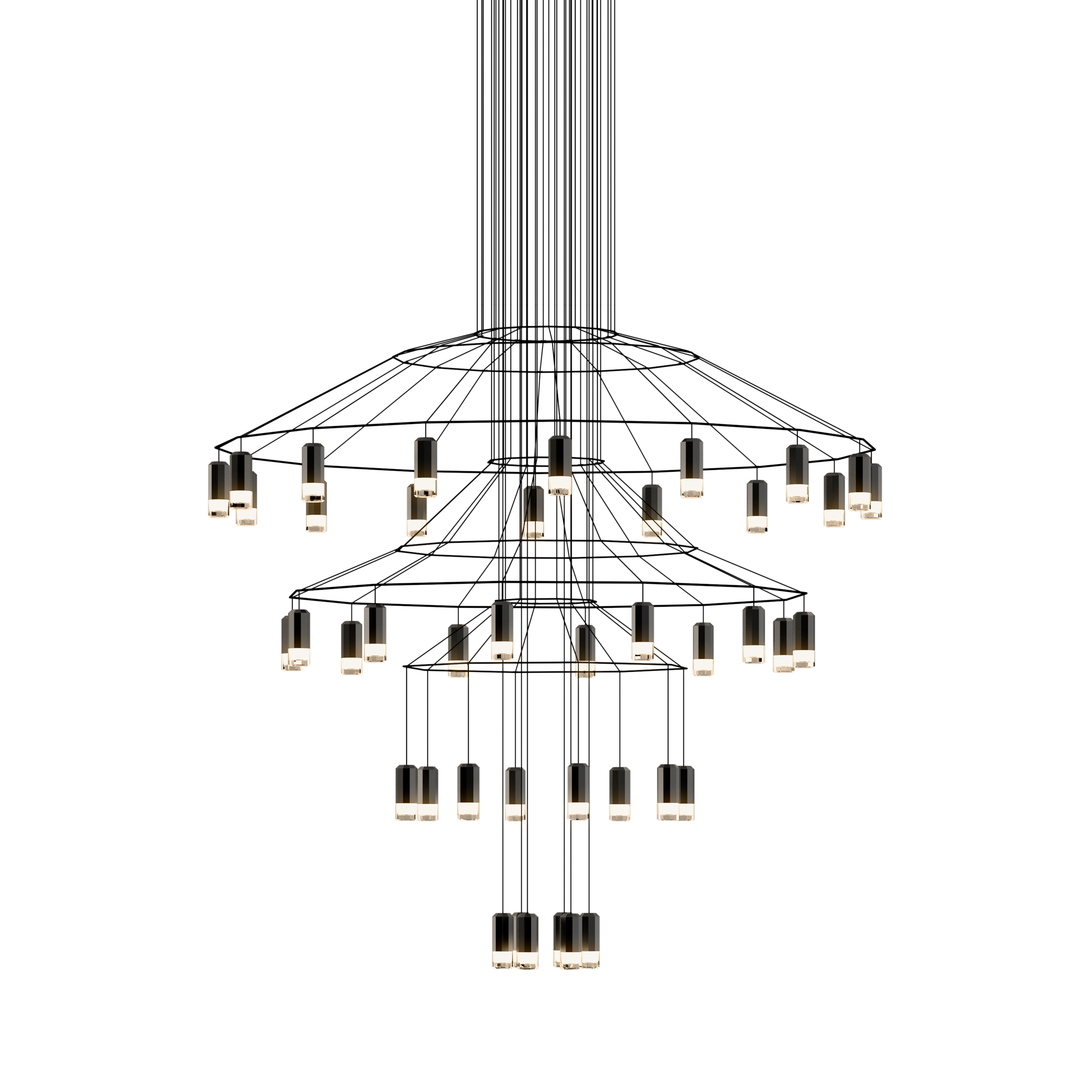 Produkt Wireflow Chandelier 0377 Pendelleuchten des Herstellers Vibia anzeigen