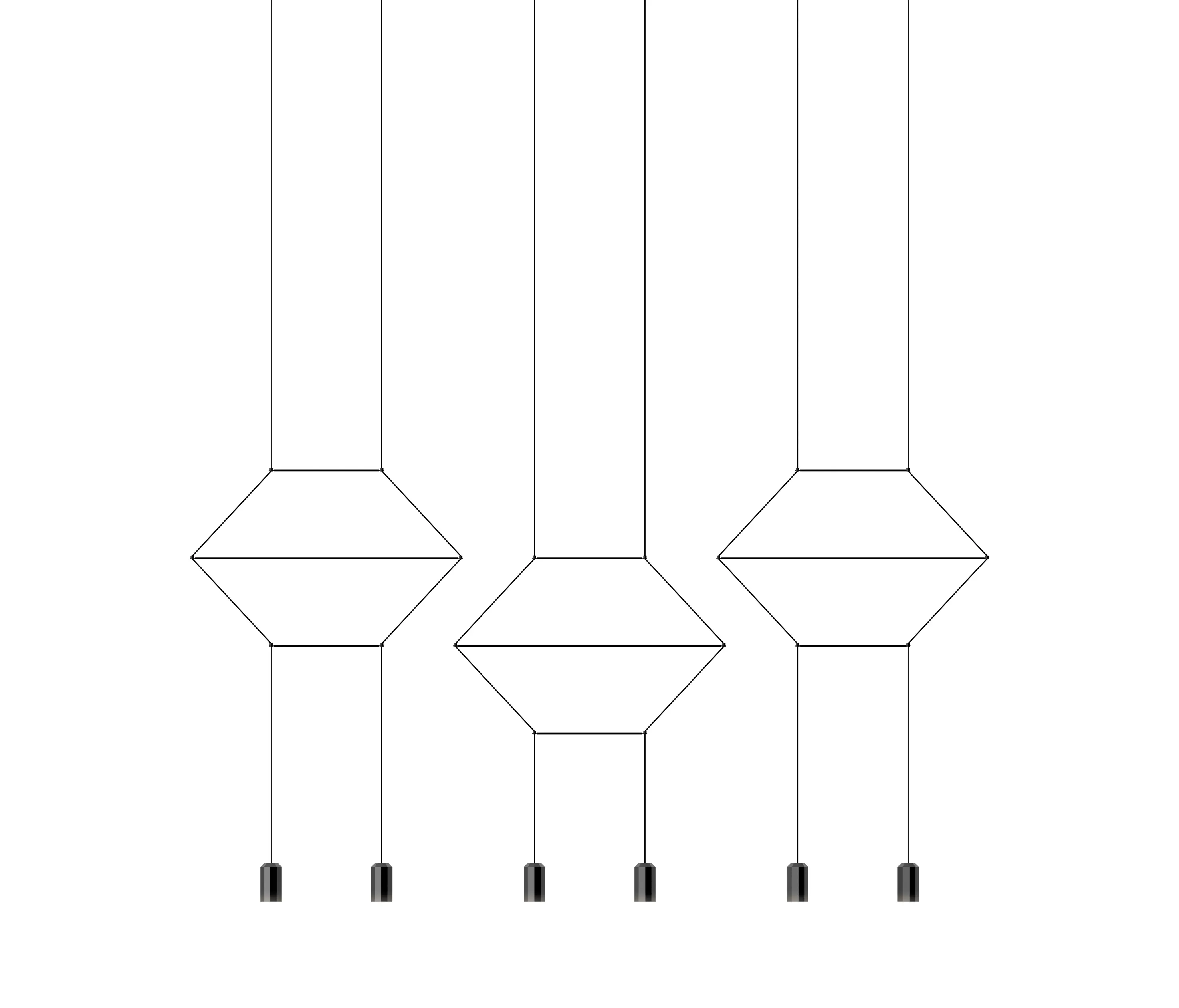 Vibia - Wireflow Lineal 0325 Hanging lamp