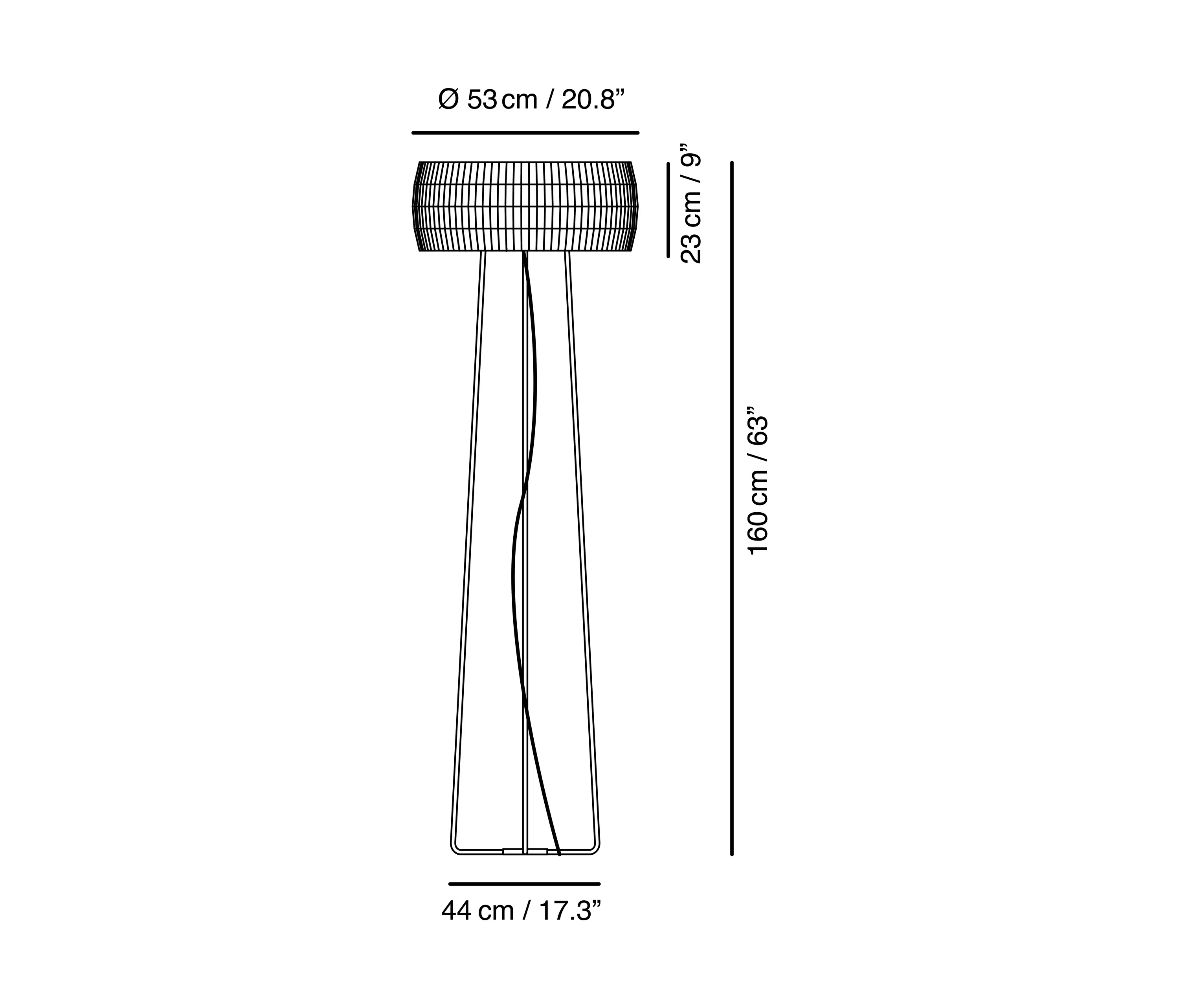 Carpyen - Isamu | Floor lamp