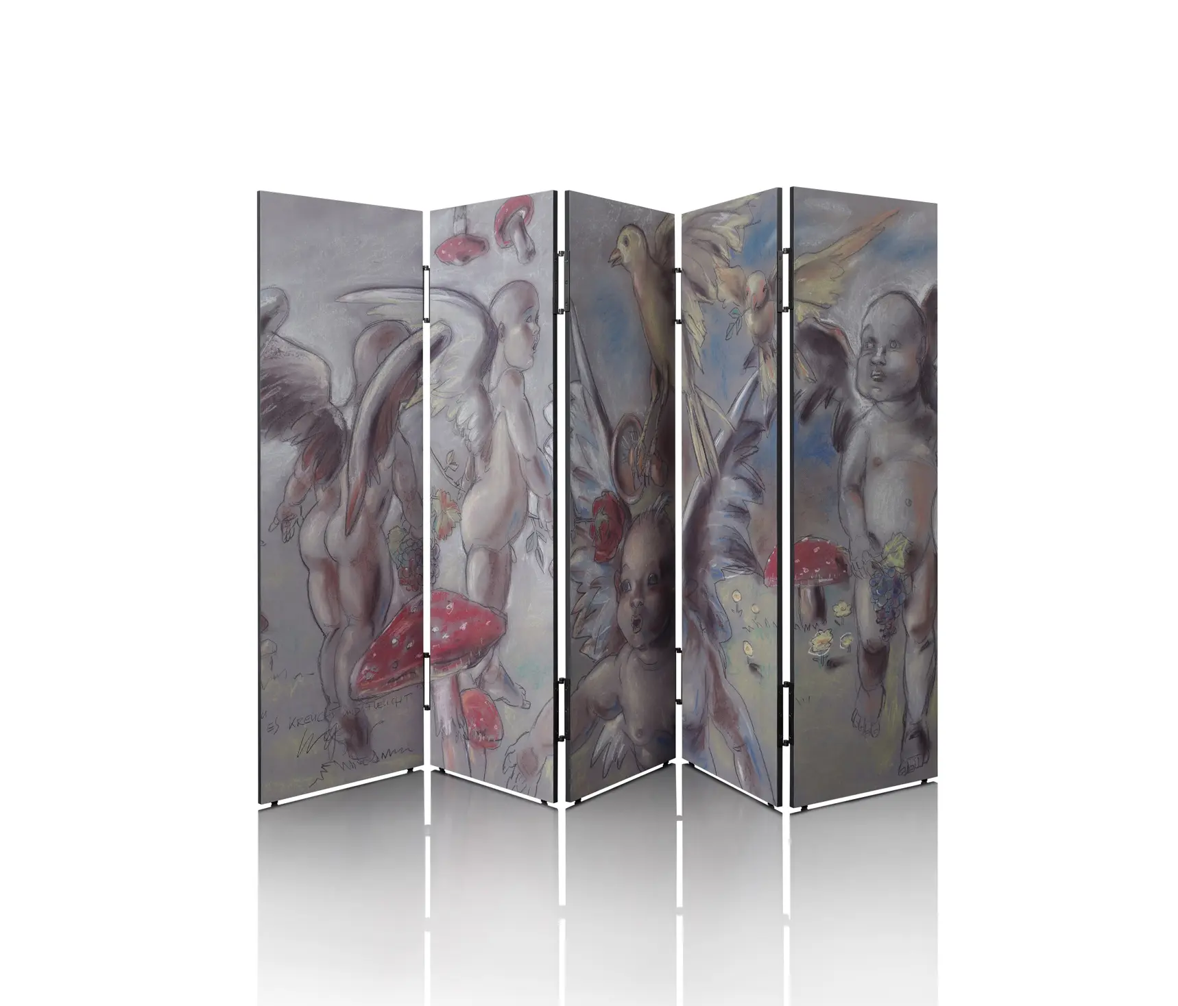 Neue Wiener Werkstätte - Manhattan Moveable folding screen