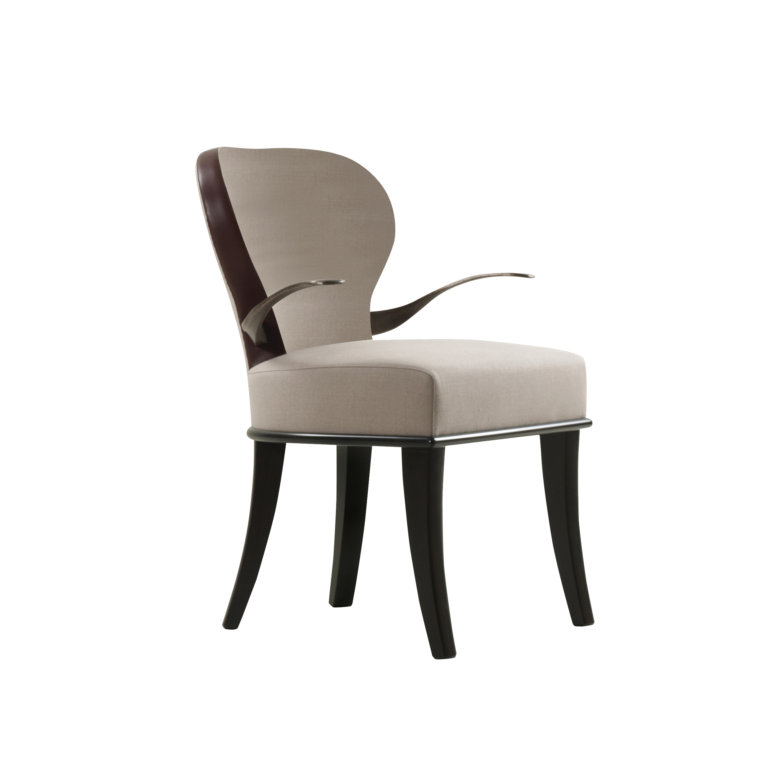 Display product Moka chair with arms from manufacturer Promemoria