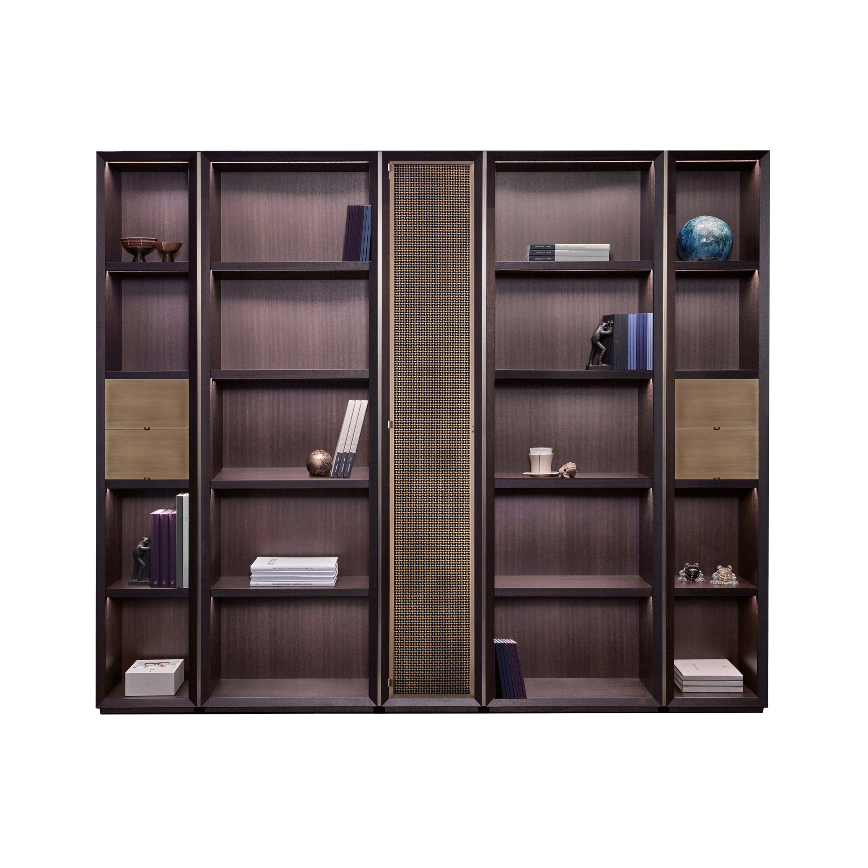 Display product Nightwood modular bookcase from manufacturer Promemoria