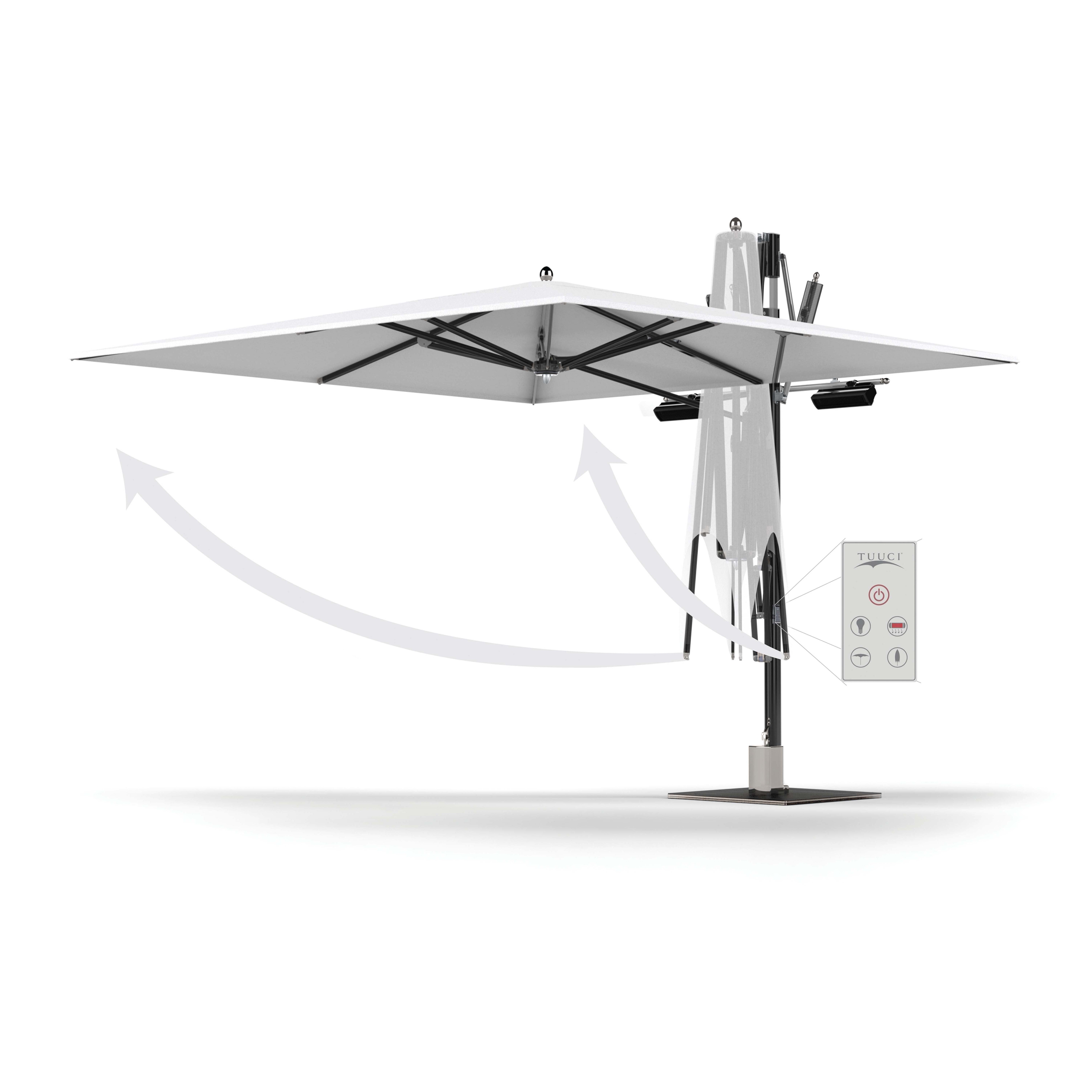 Vertoon produk Ocean Master MAX Cantilever - Light, Heating & Automation van vervaardiger Tuuci