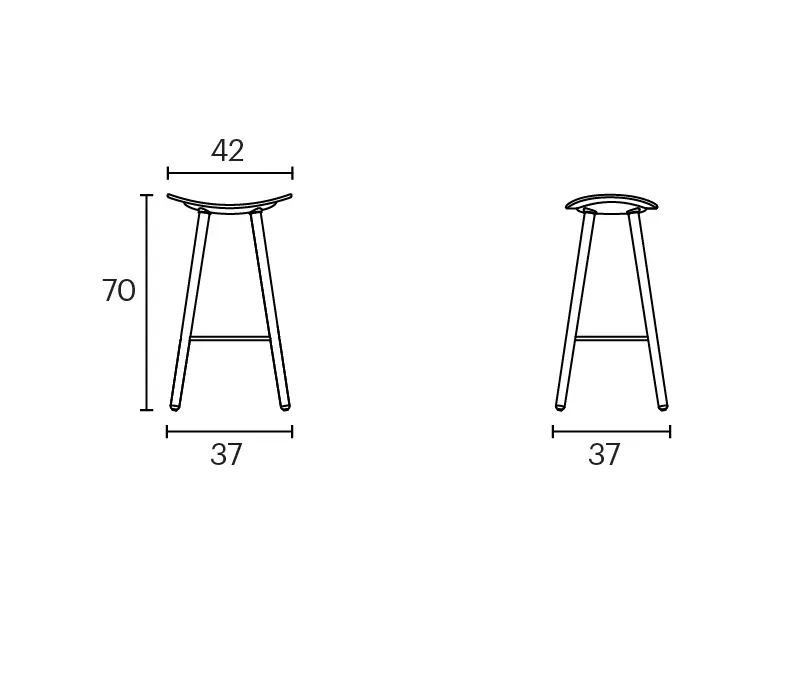 ENEA - Coma Wood stool