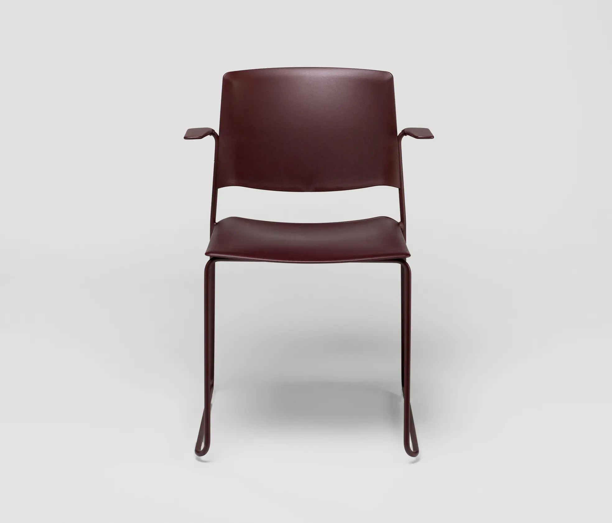 ENEA - Ema sledge chair with open backrest and arms