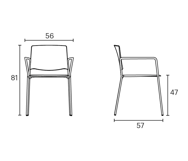 ENEA - Ema 4L armchair