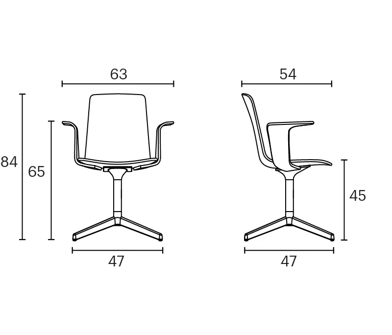 ENEA - Lottus High confident chair