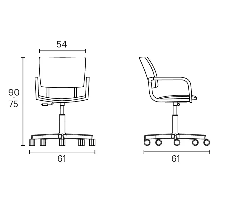 ENEA - Chaise de bureau Bio