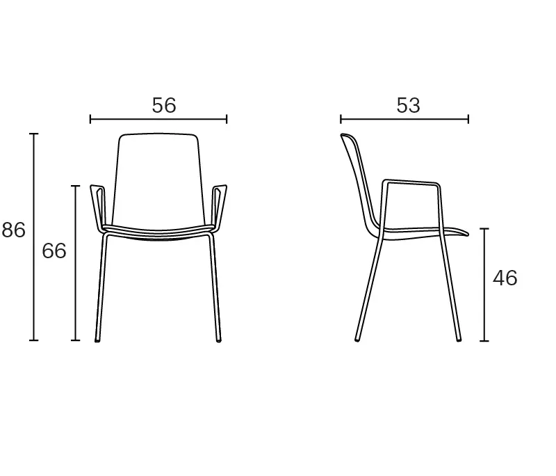 ENEA - Lottus High armchair