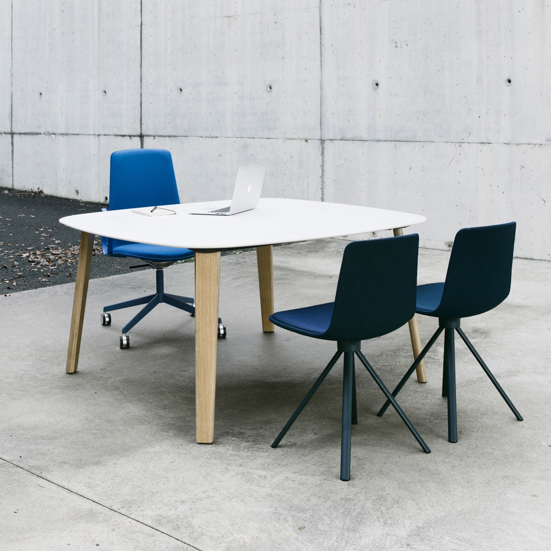 Display product LTS System table wooden legs from manufacturer ENEA