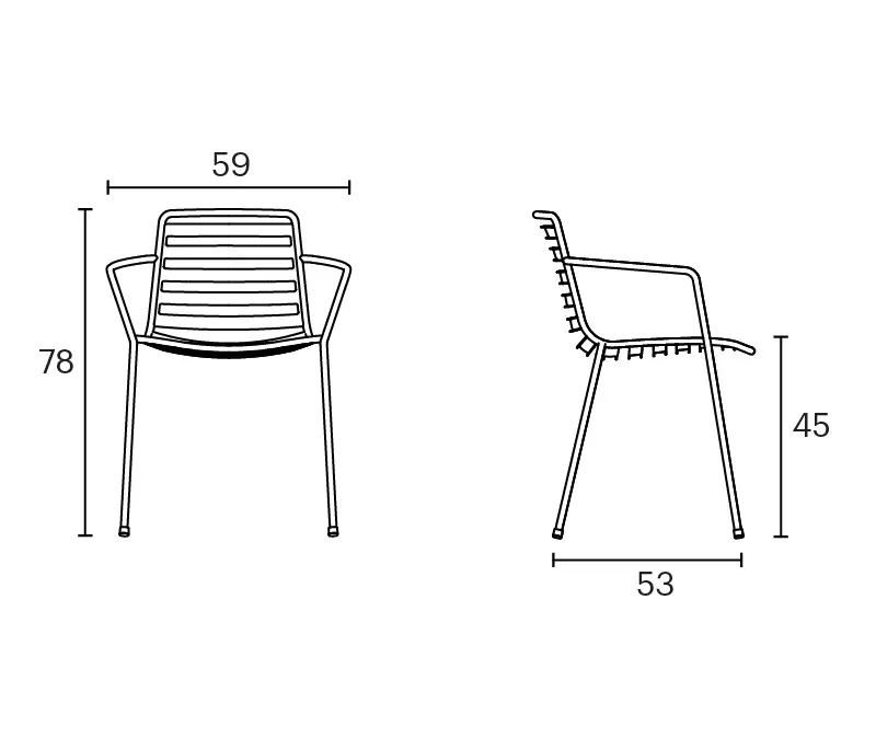 ENEA - Street armchair